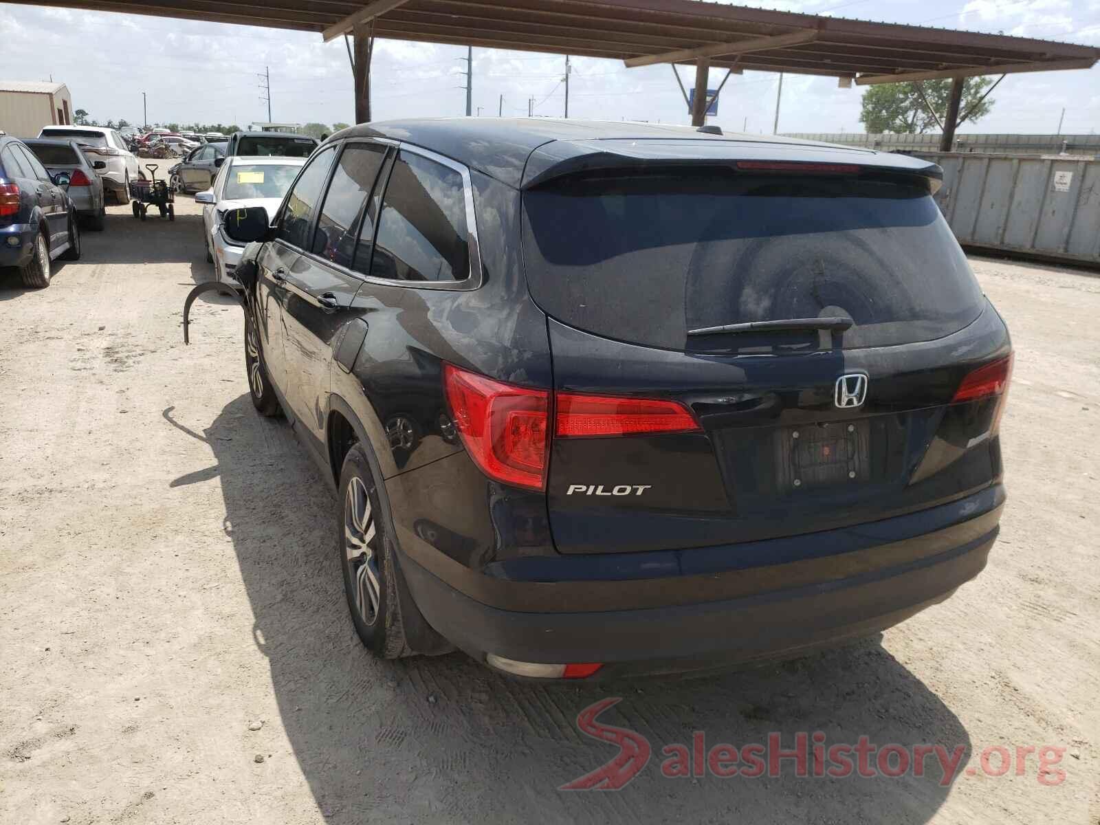 5FNYF5H58HB045411 2017 HONDA PILOT