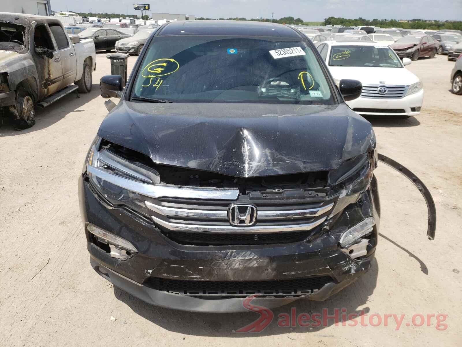 5FNYF5H58HB045411 2017 HONDA PILOT