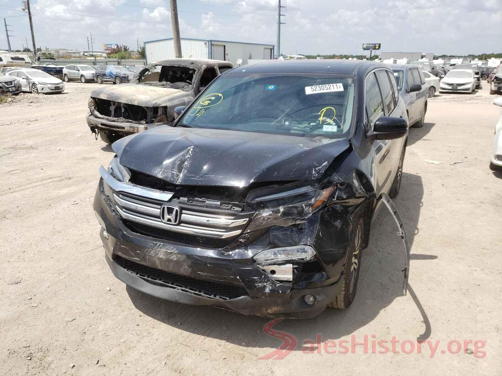 5FNYF5H58HB045411 2017 HONDA PILOT