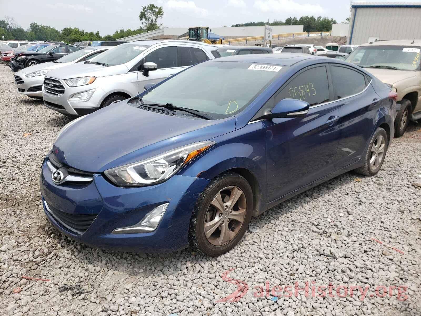 5NPDH4AE6GH723487 2016 HYUNDAI ELANTRA