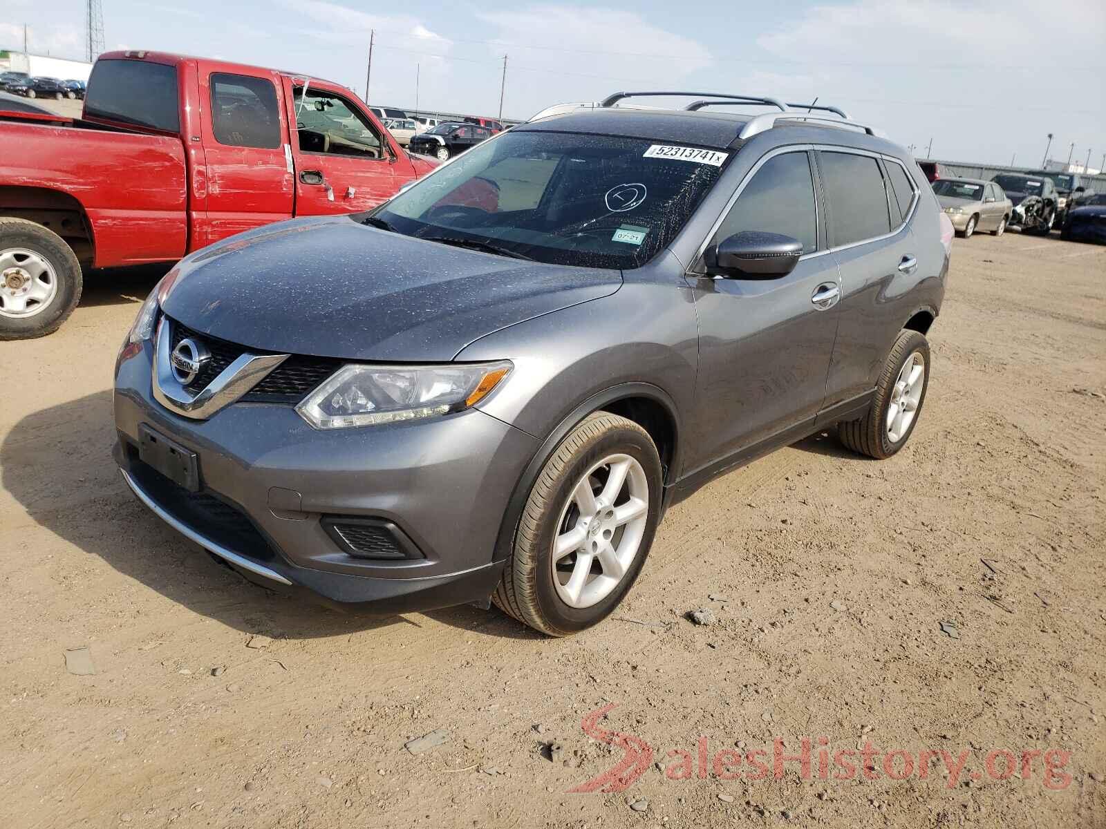 KNMAT2MT1GP661887 2016 NISSAN ROGUE