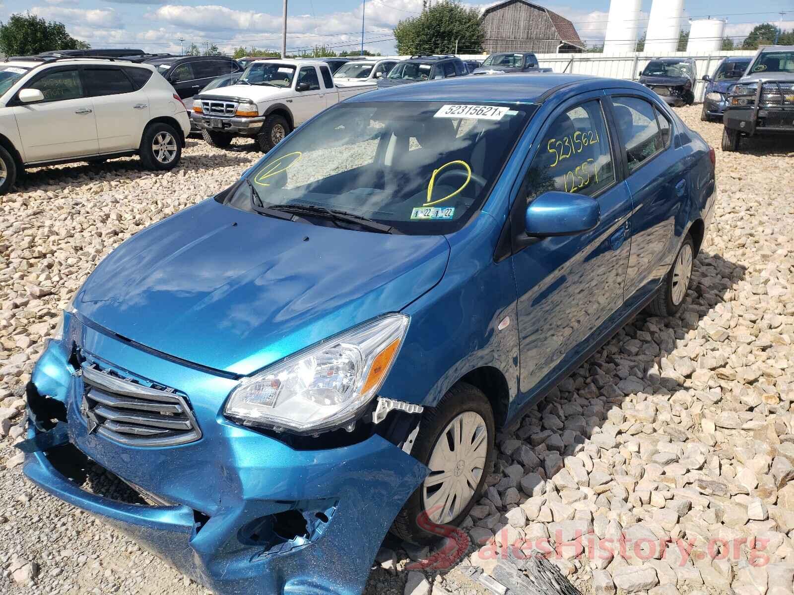 ML32F3FJXKHF01075 2019 MITSUBISHI MIRAGE