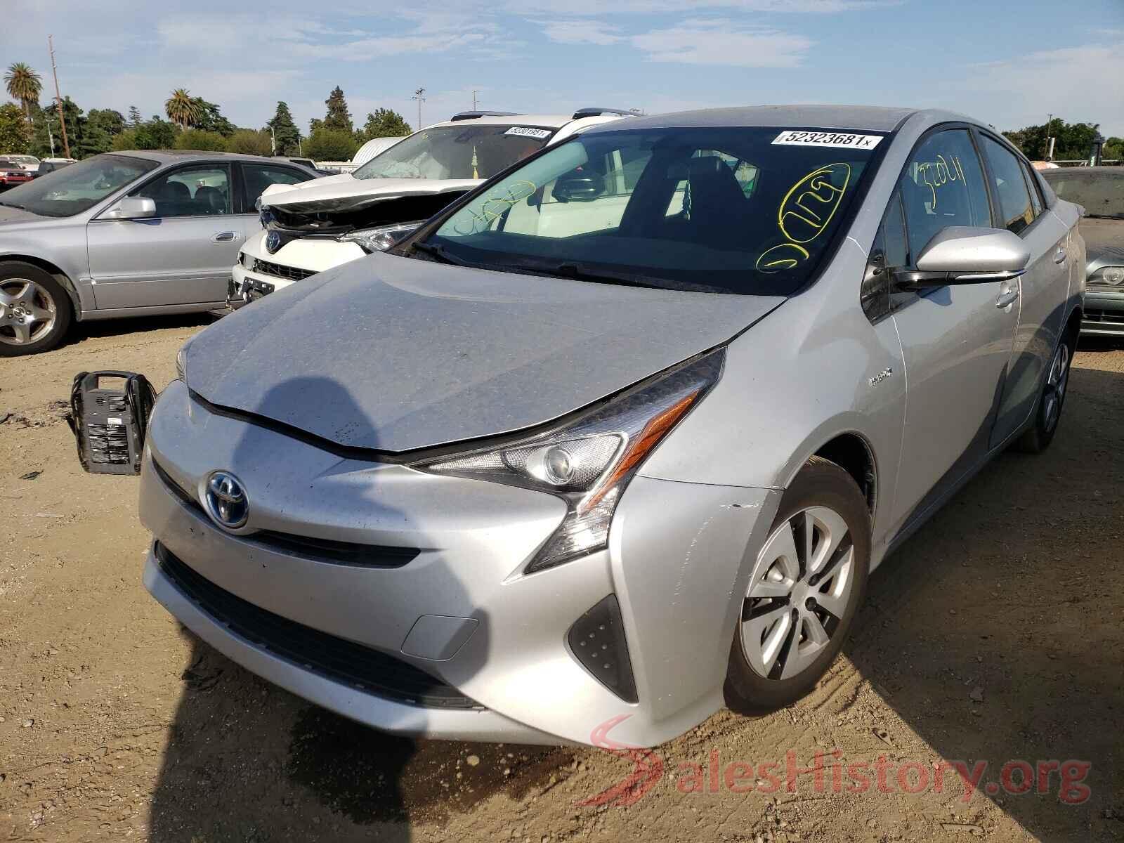 JTDKARFU9G3512997 2016 TOYOTA PRIUS