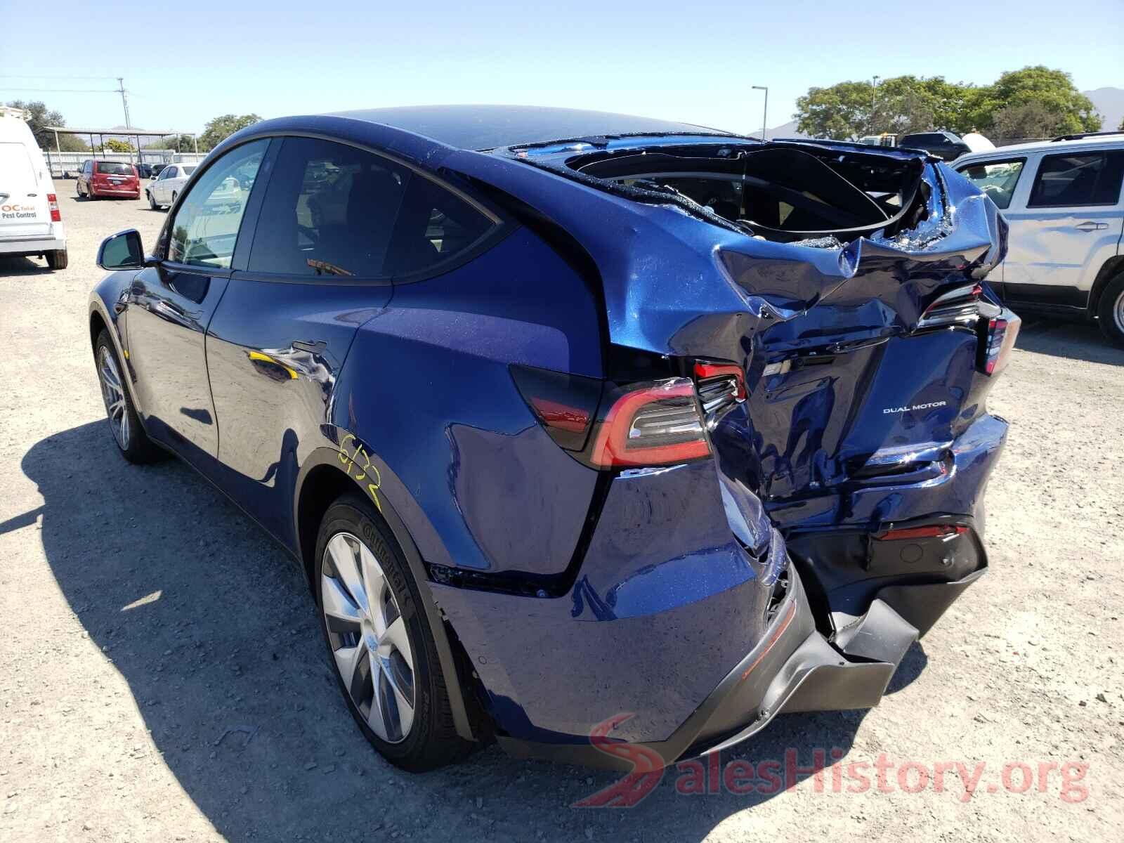 5YJYGDEE5MF092336 2021 TESLA MODEL Y