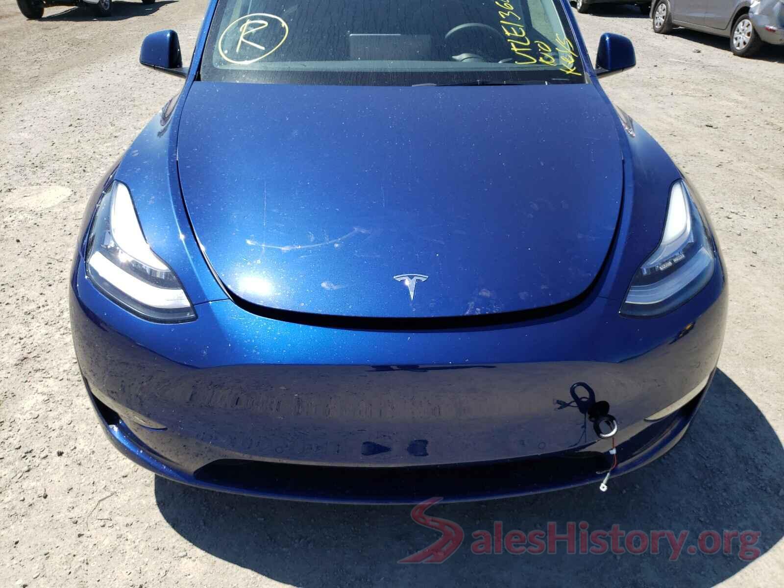 5YJYGDEE5MF092336 2021 TESLA MODEL Y