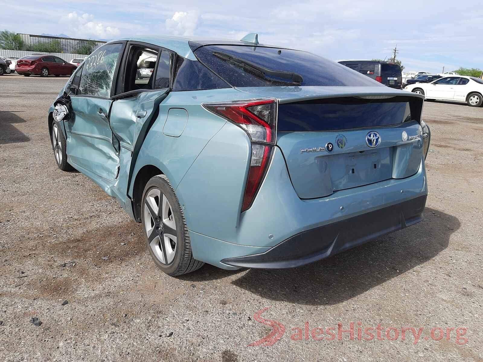 JTDKARFU2H3047674 2017 TOYOTA PRIUS