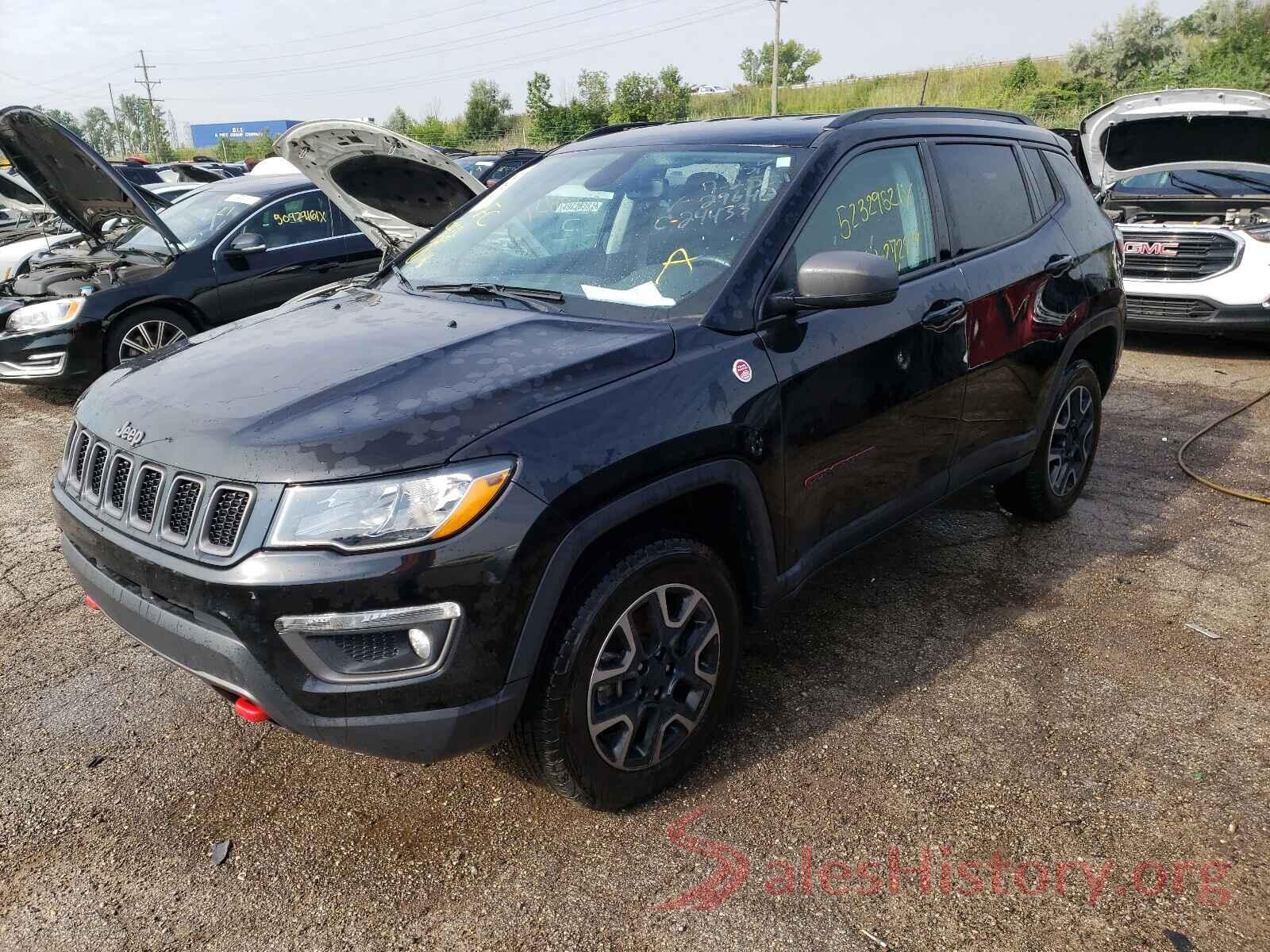 3C4NJDDB7KT729642 2019 JEEP COMPASS