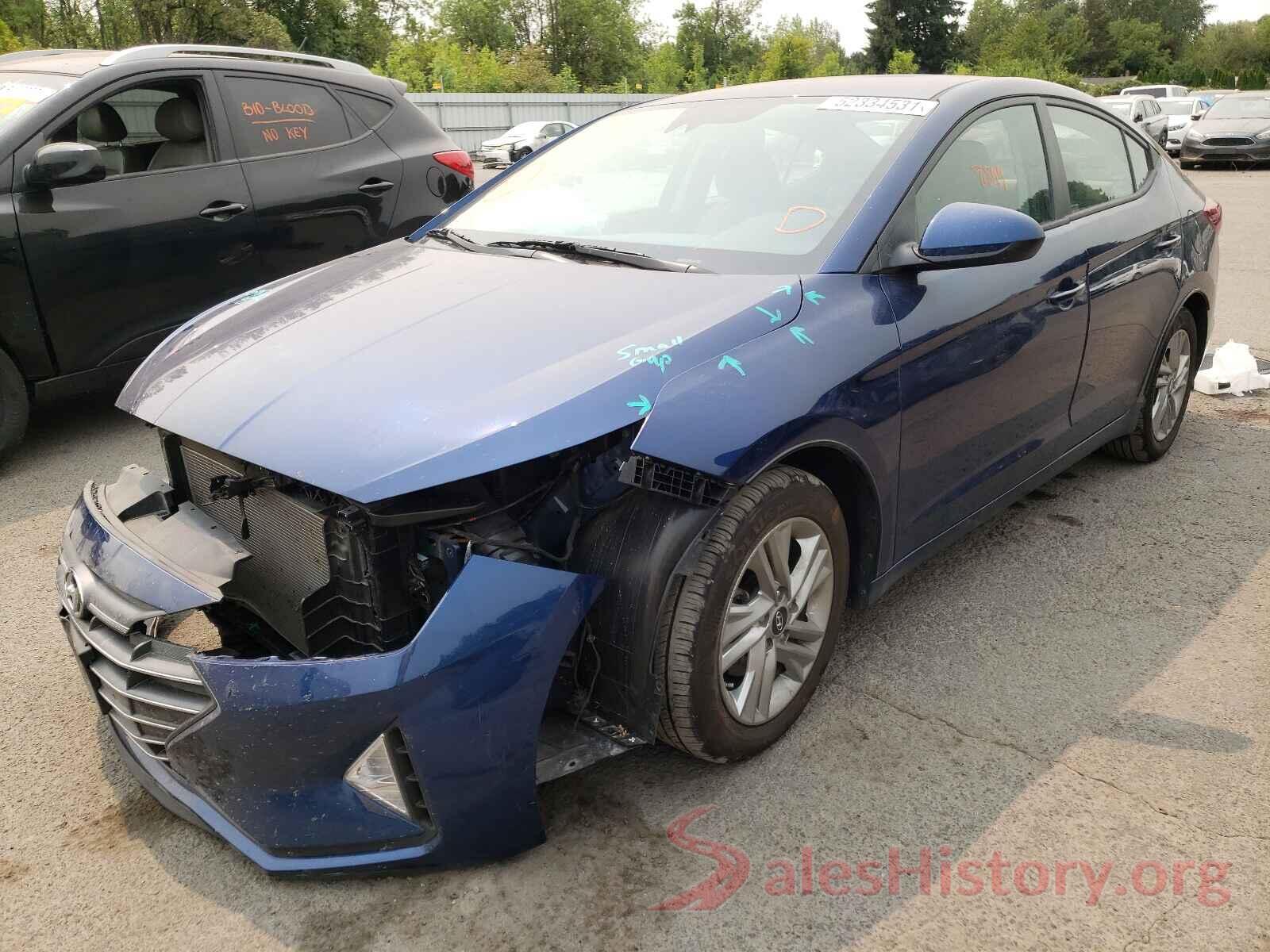 5NPD84LF0LH609419 2020 HYUNDAI ELANTRA