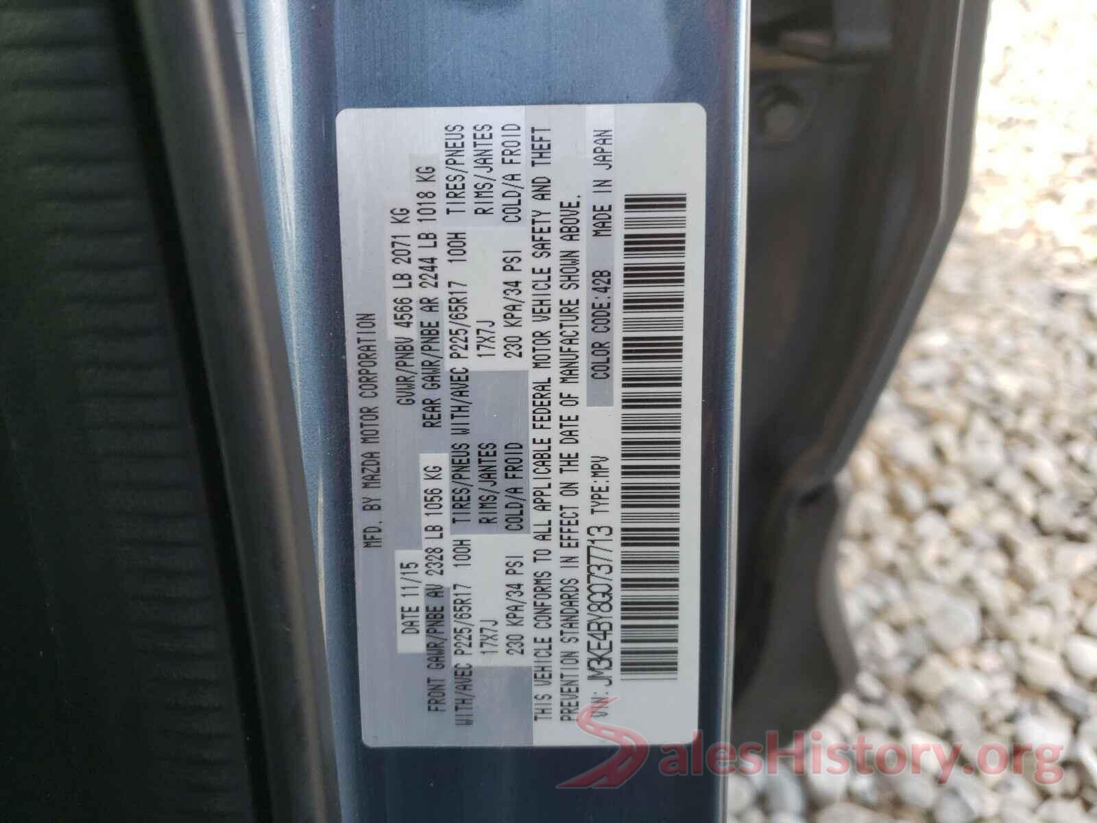 JM3KE4BY8G0737713 2016 MAZDA CX-5