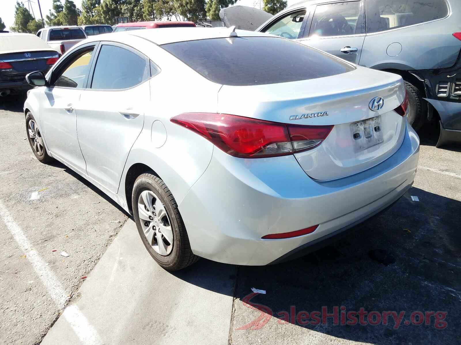 5NPDH4AE7GH706309 2016 HYUNDAI ELANTRA