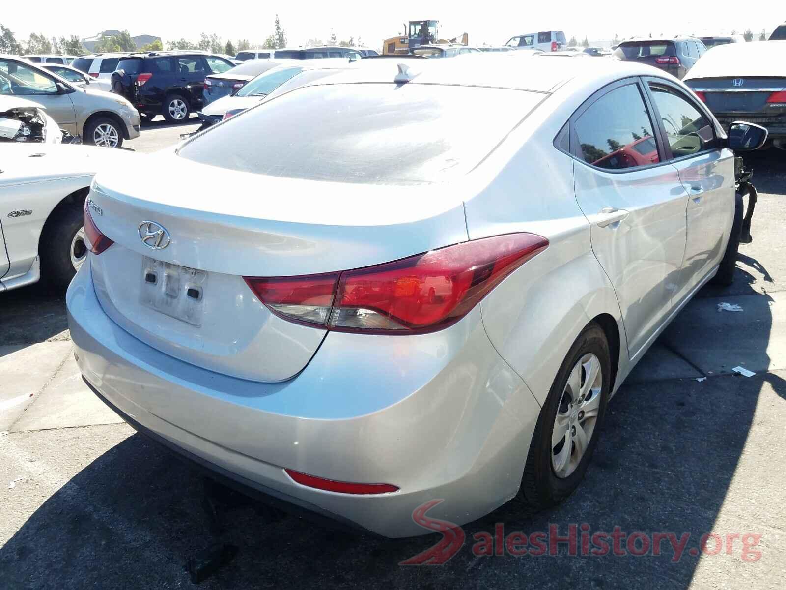 5NPDH4AE7GH706309 2016 HYUNDAI ELANTRA