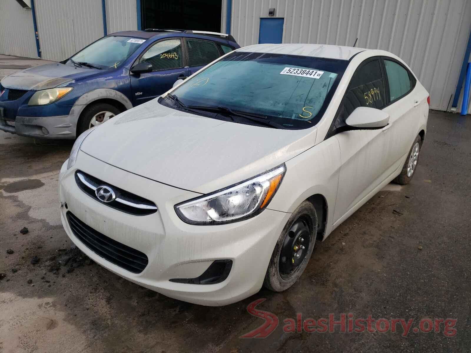 KMHCT4AE4GU019834 2016 HYUNDAI ACCENT