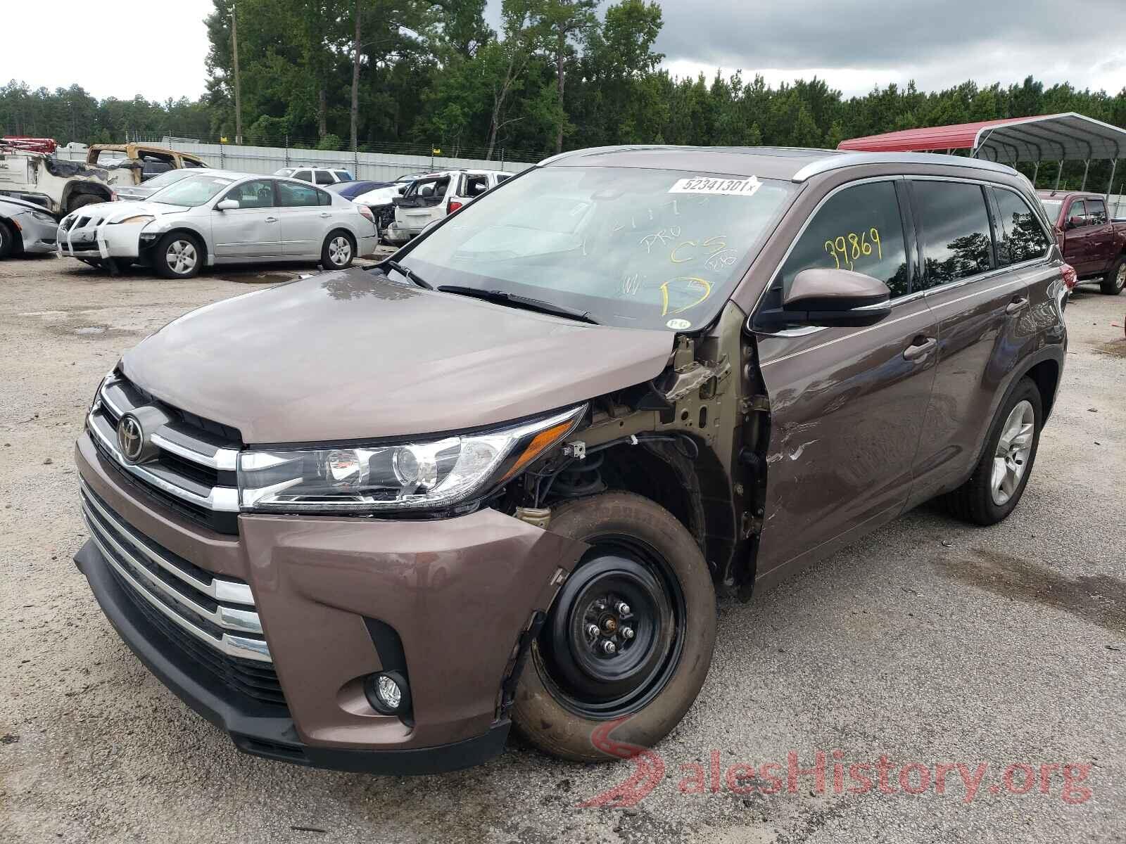 5TDYZRFH8HS191007 2017 TOYOTA HIGHLANDER