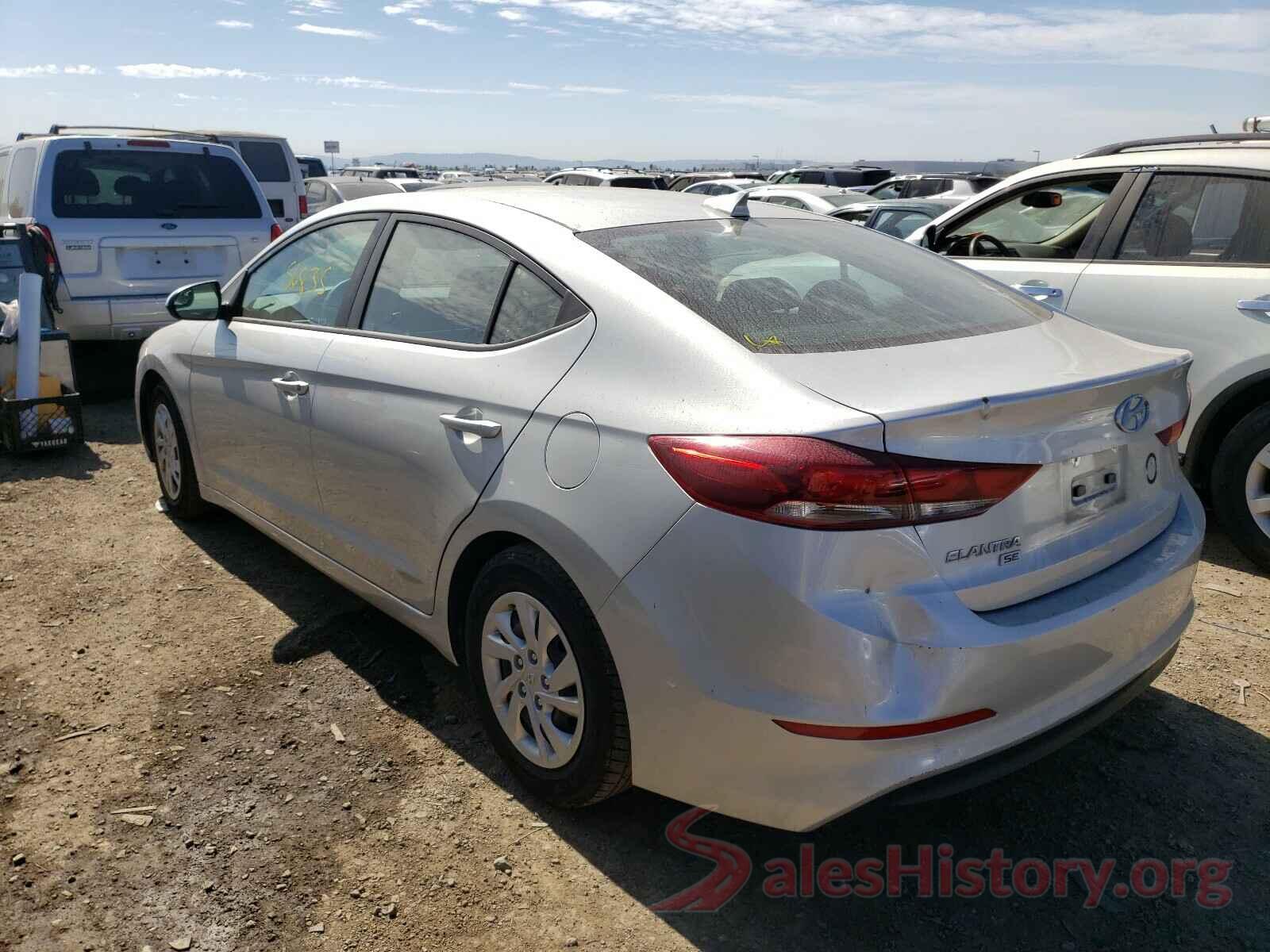 5NPD74LF7HH165160 2017 HYUNDAI ELANTRA