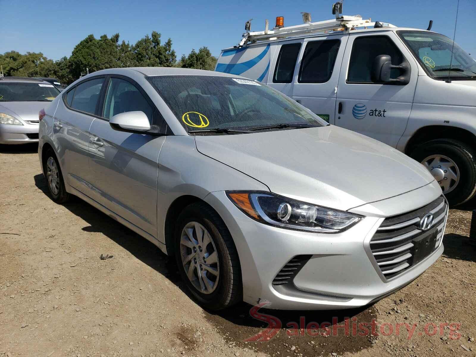 5NPD74LF7HH165160 2017 HYUNDAI ELANTRA