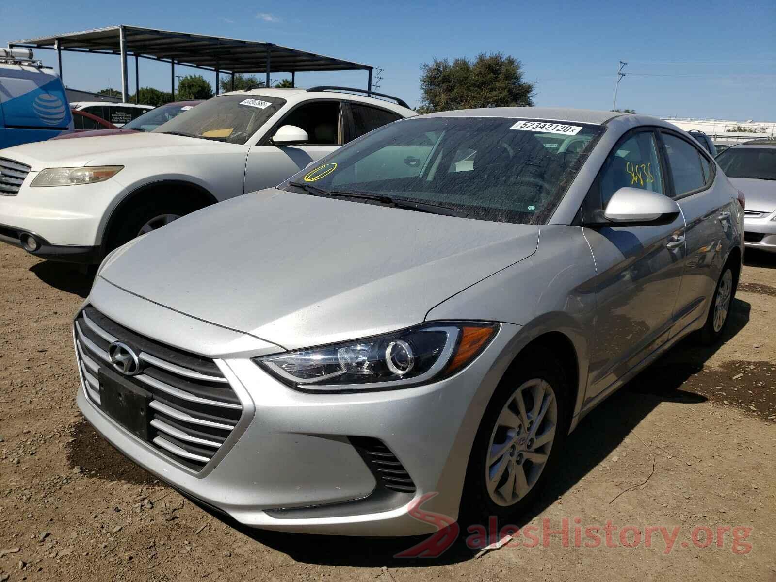 5NPD74LF7HH165160 2017 HYUNDAI ELANTRA