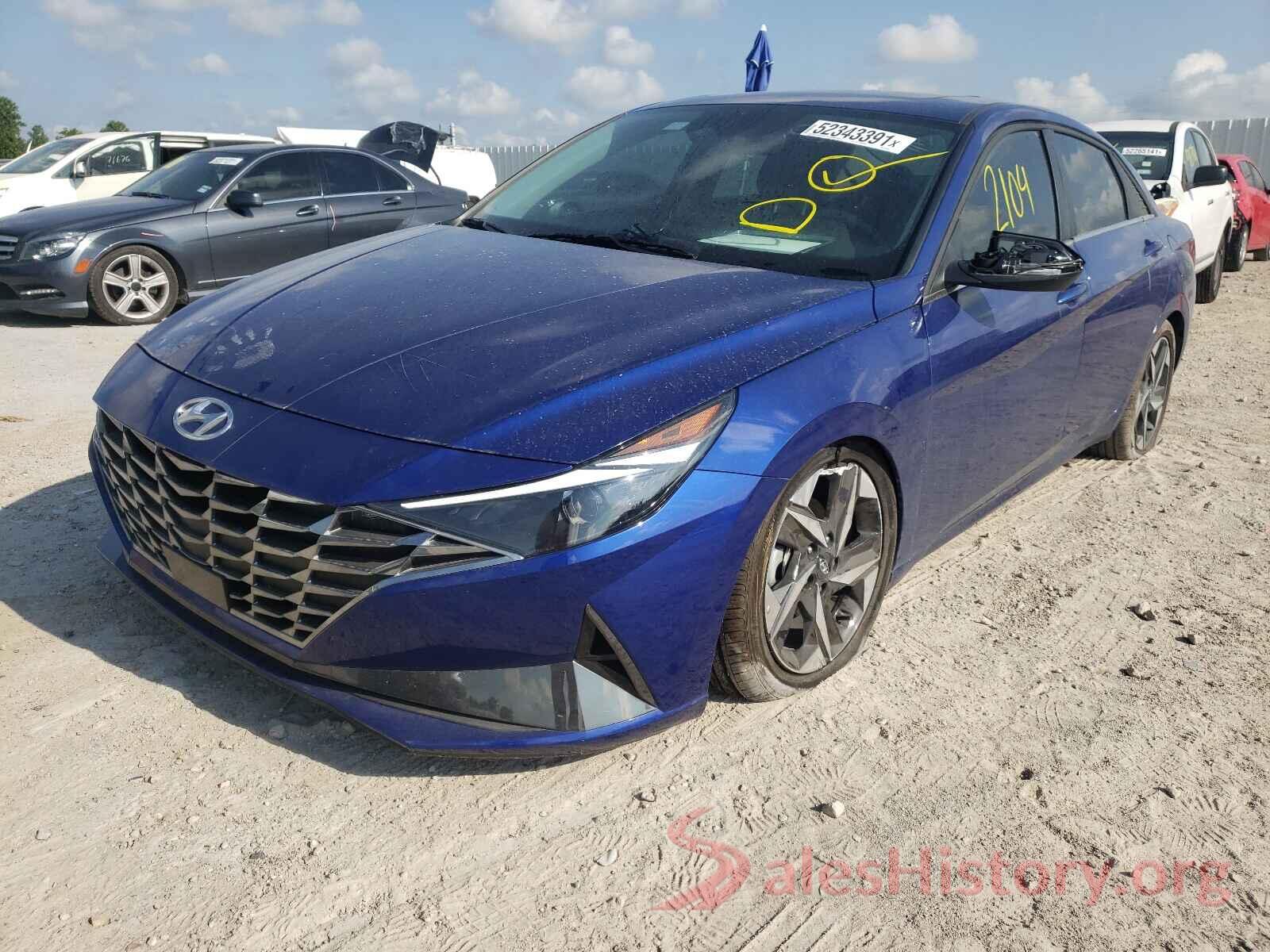 5NPLN4AG0MH035244 2021 HYUNDAI ELANTRA