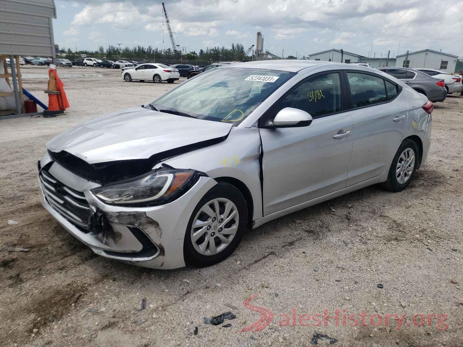 5NPD74LF8JH312396 2018 HYUNDAI ELANTRA