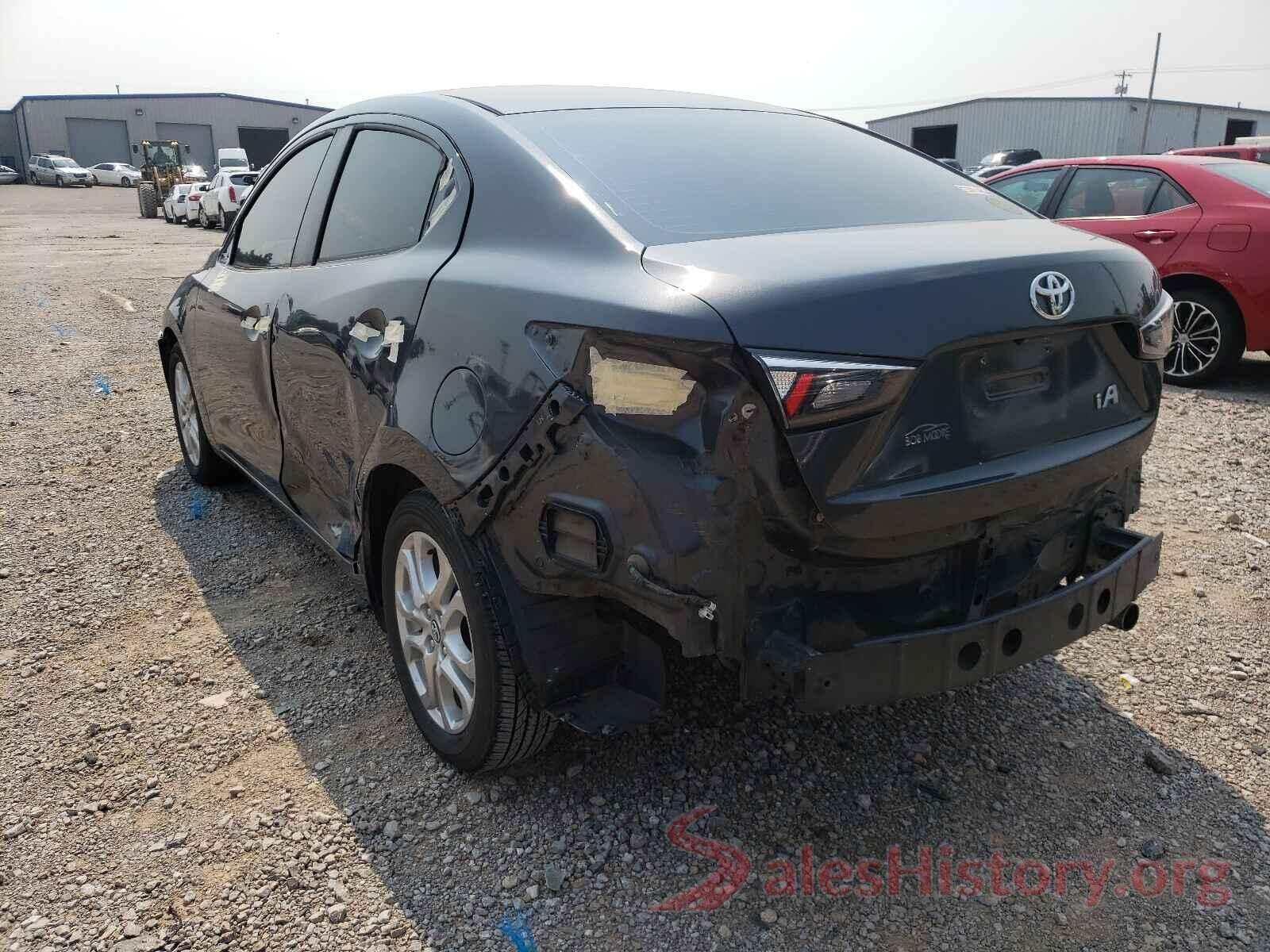 3MYDLBYV1HY164137 2017 TOYOTA YARIS