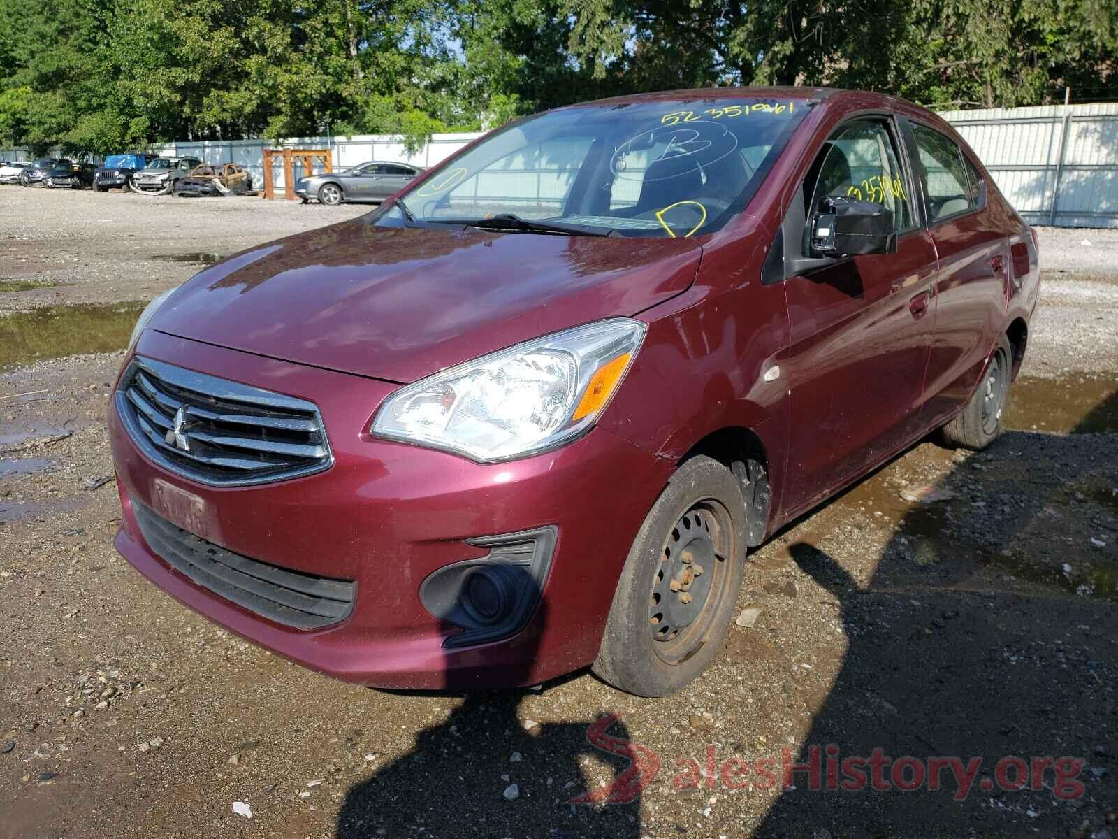 ML32F3FJ4HH004125 2017 MITSUBISHI MIRAGE