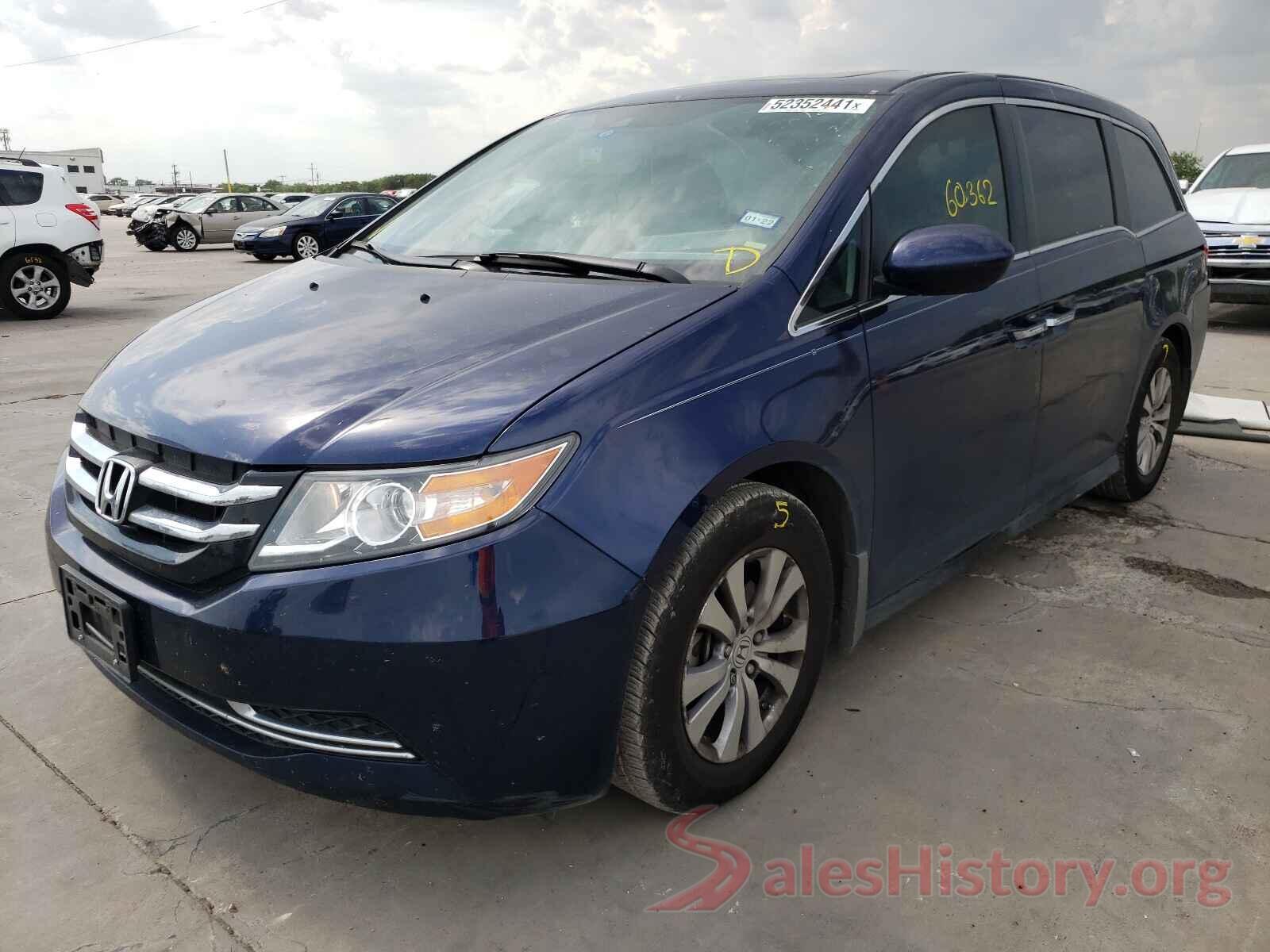 5FNRL5H6XGB053501 2016 HONDA ODYSSEY