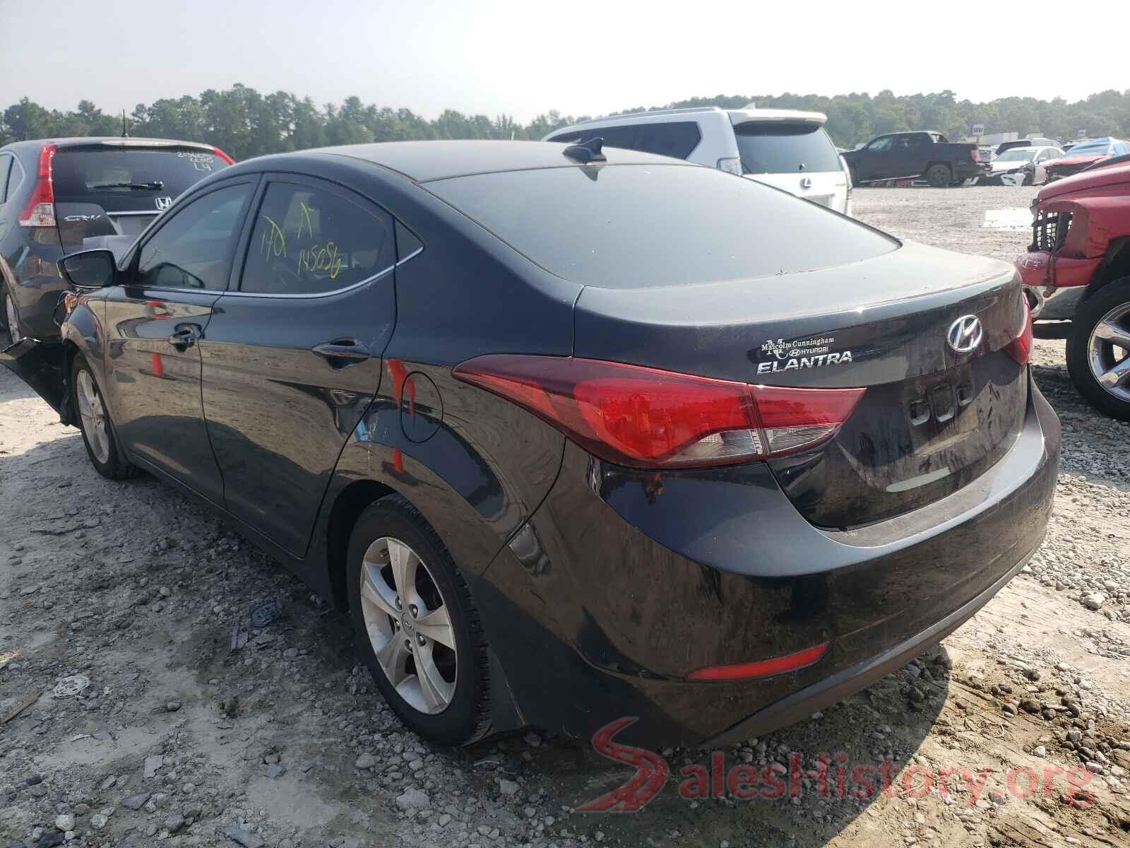 5NPDH4AEXGH674553 2016 HYUNDAI ELANTRA