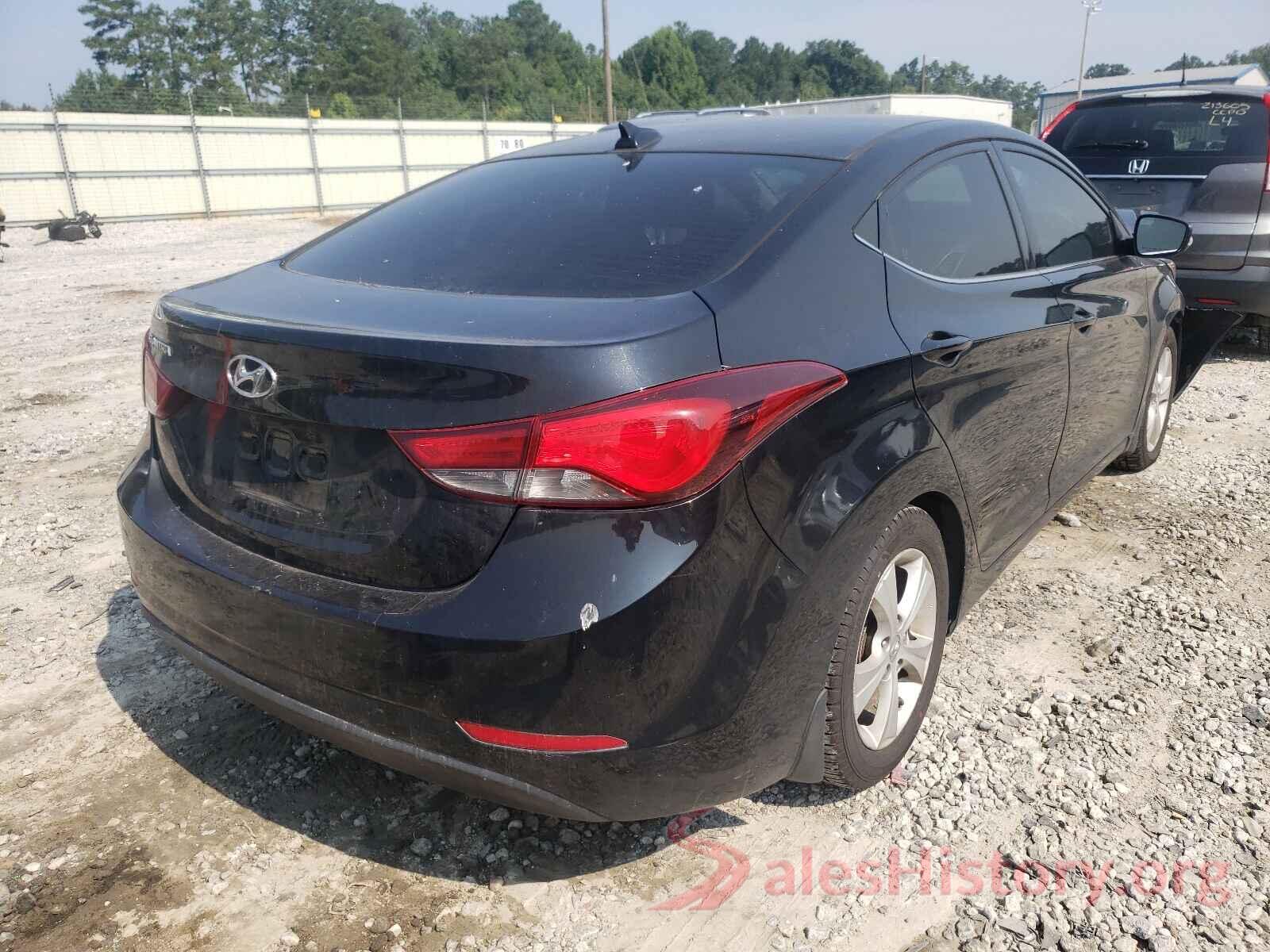 5NPDH4AEXGH674553 2016 HYUNDAI ELANTRA