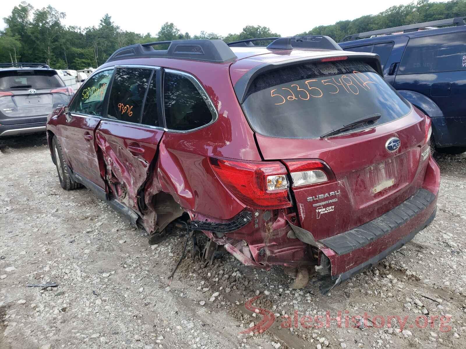 4S4BSACC5G3233469 2016 SUBARU OUTBACK