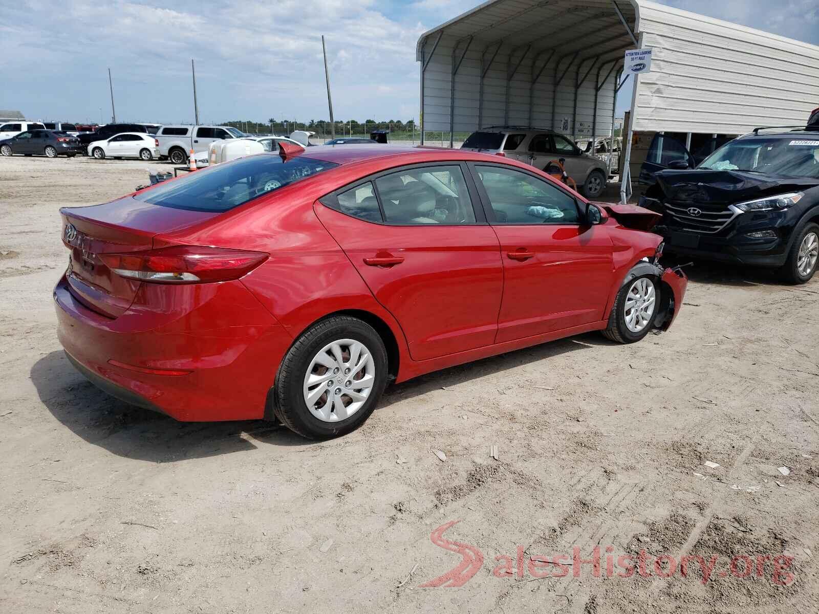 5NPD74LF1HH080346 2017 HYUNDAI ELANTRA