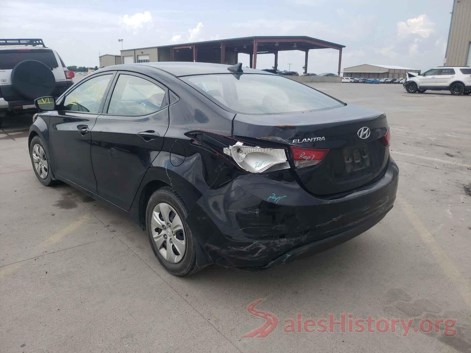 5NPDH4AE1GH671394 2016 HYUNDAI ELANTRA