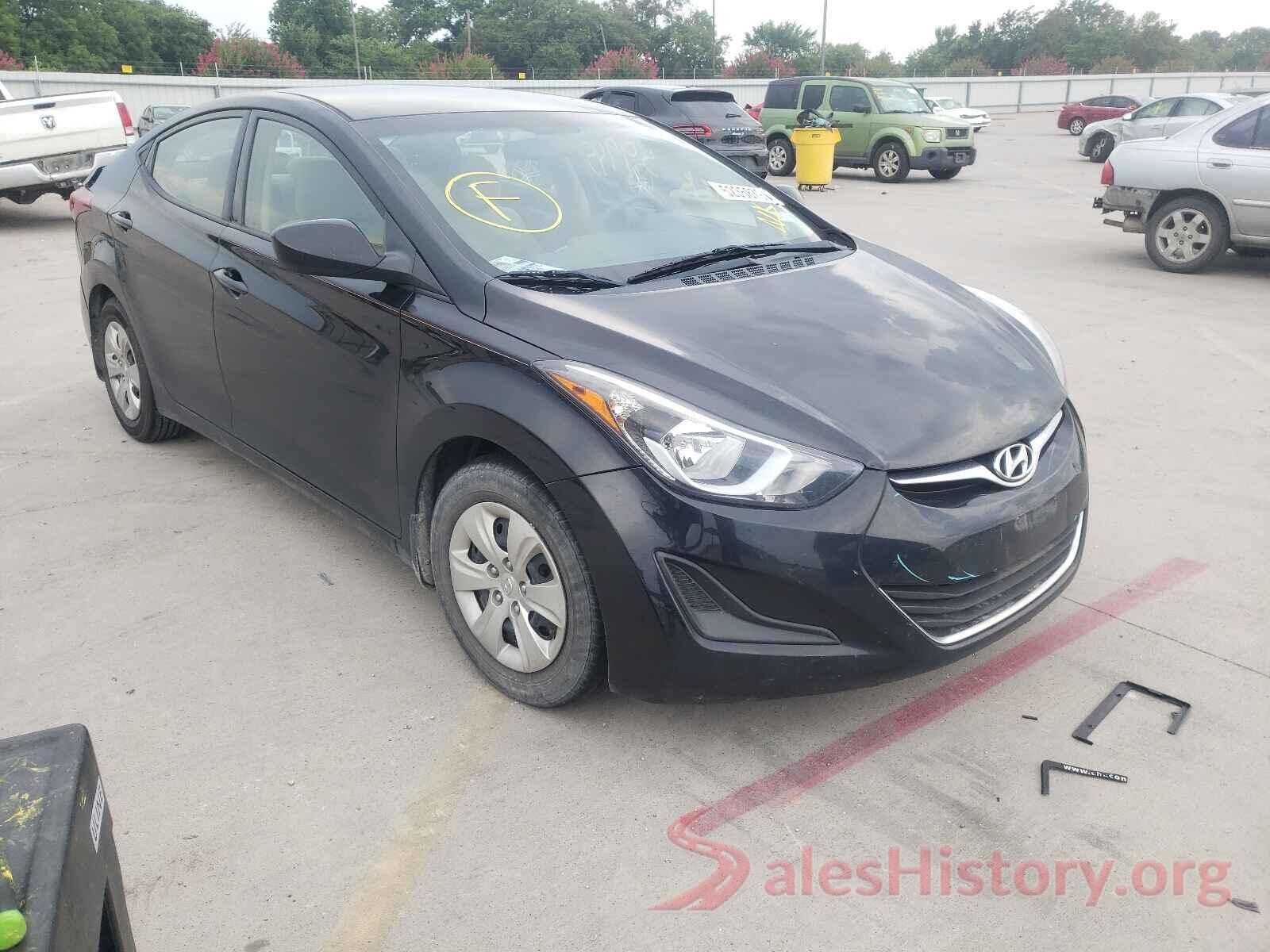 5NPDH4AE1GH671394 2016 HYUNDAI ELANTRA