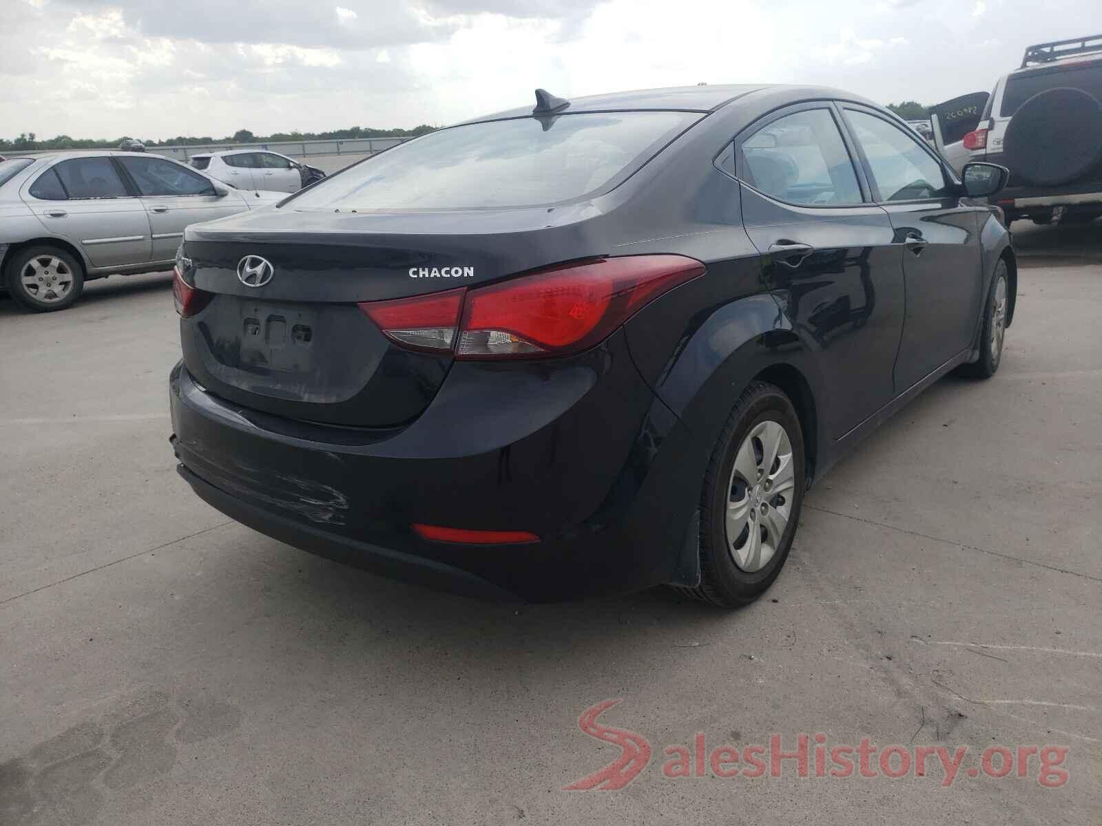 5NPDH4AE1GH671394 2016 HYUNDAI ELANTRA