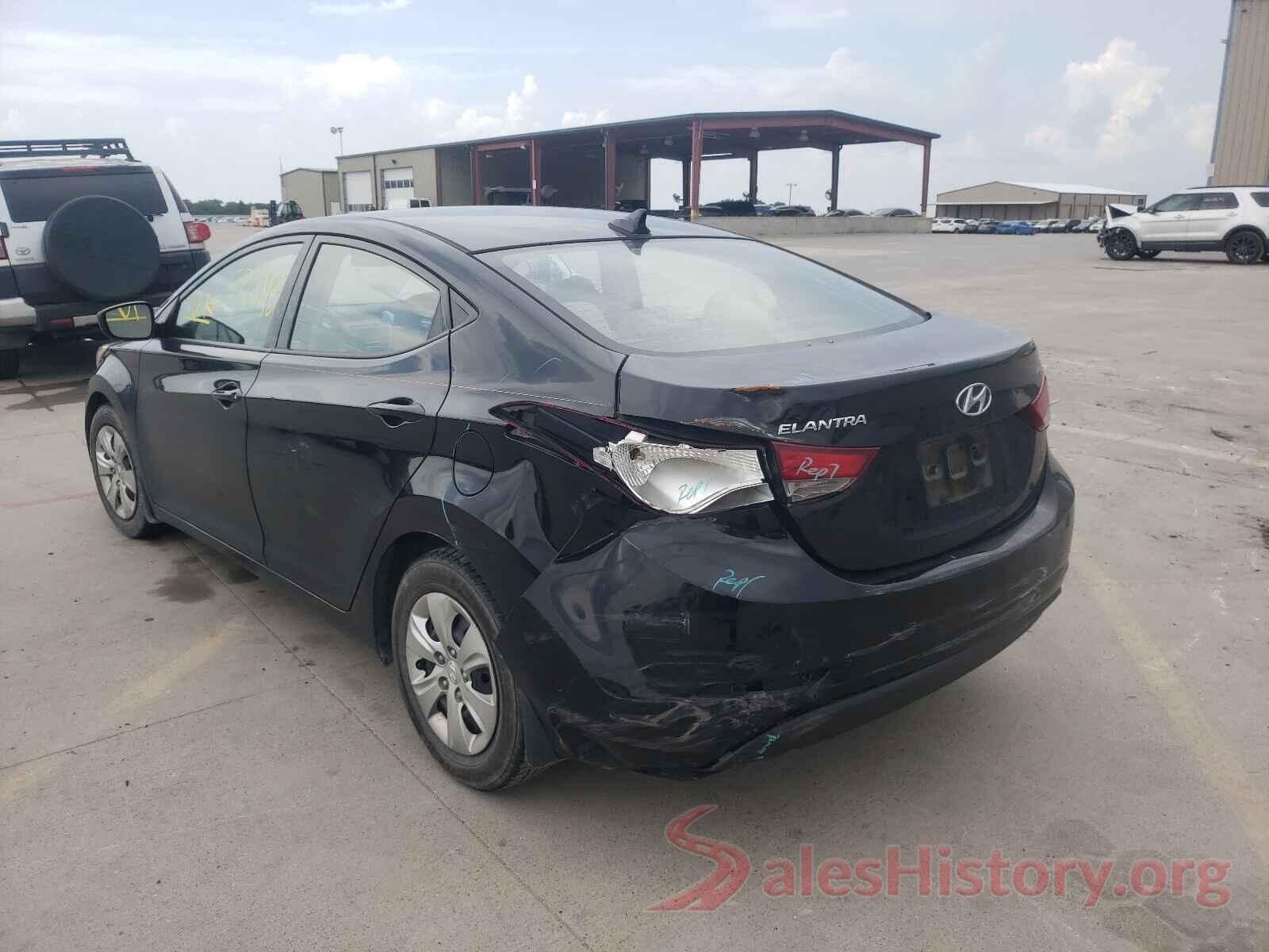 5NPDH4AE1GH671394 2016 HYUNDAI ELANTRA