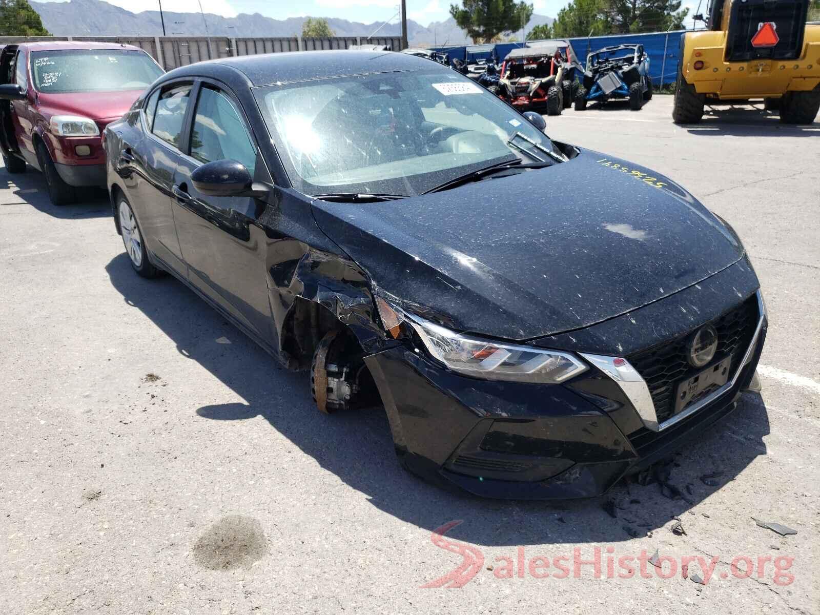 3N1AB8BV0LY256156 2020 NISSAN SENTRA