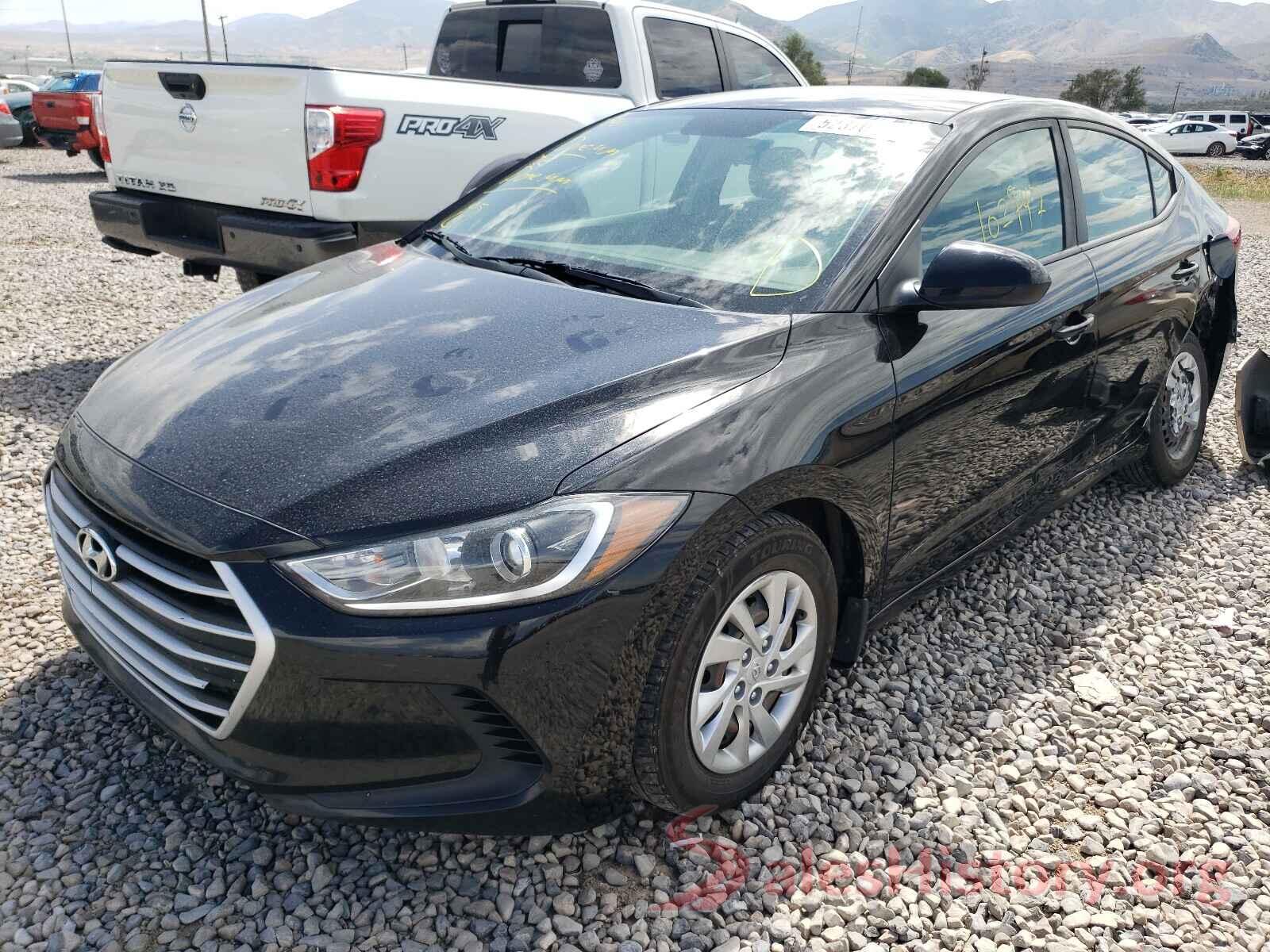 KMHD74LF7HU374299 2017 HYUNDAI ELANTRA