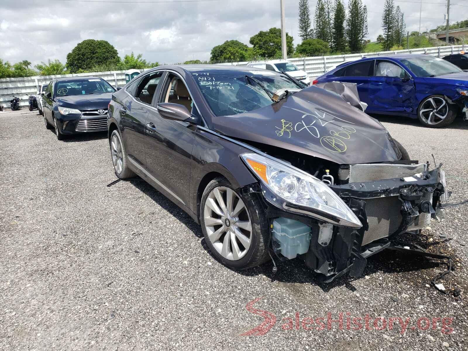 KMHFH4JG2GA550421 2016 HYUNDAI AZERA