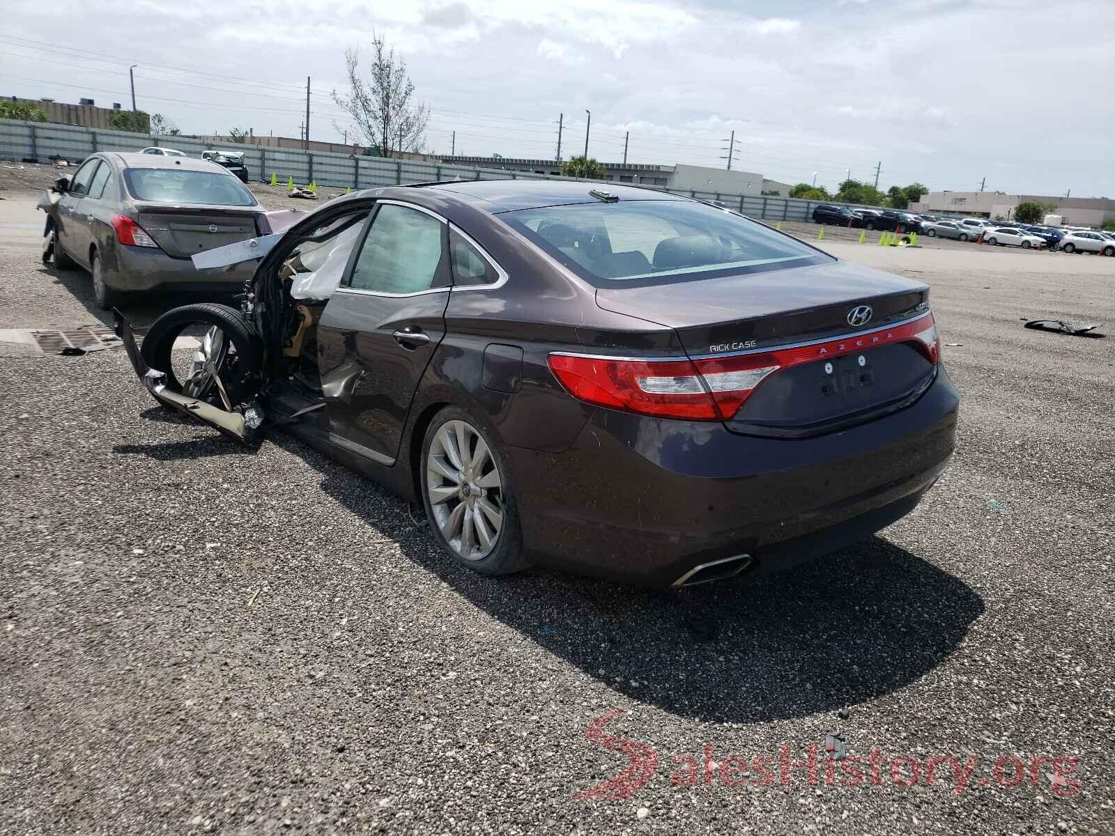 KMHFH4JG2GA550421 2016 HYUNDAI AZERA