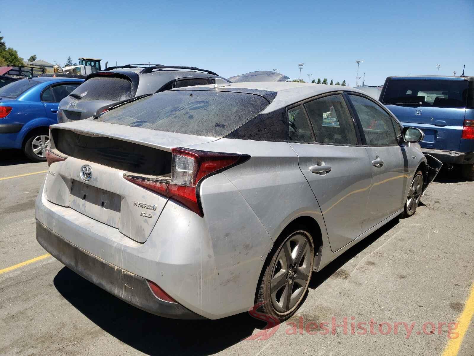 JTDKARFU0K3091132 2019 TOYOTA PRIUS