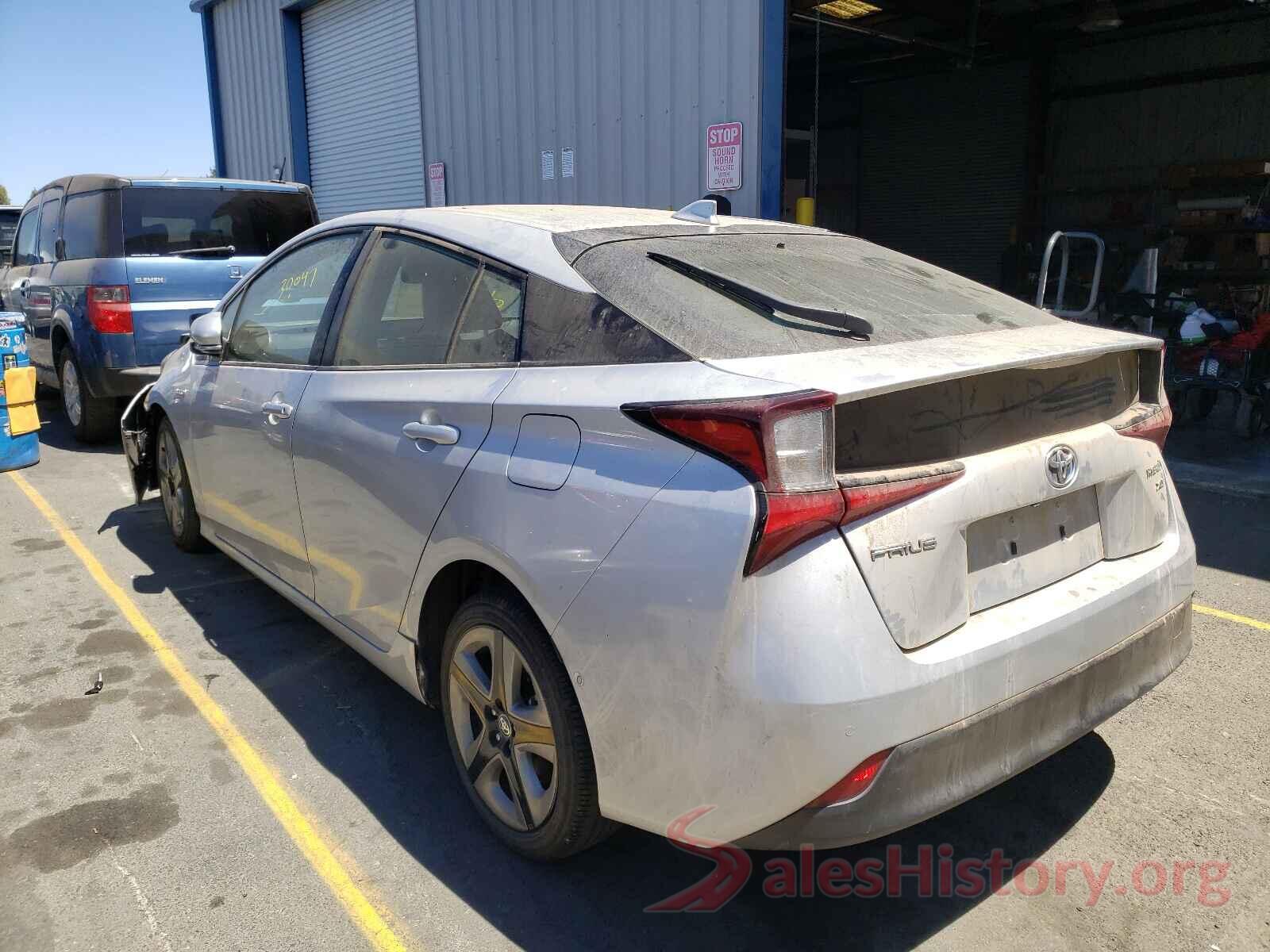 JTDKARFU0K3091132 2019 TOYOTA PRIUS