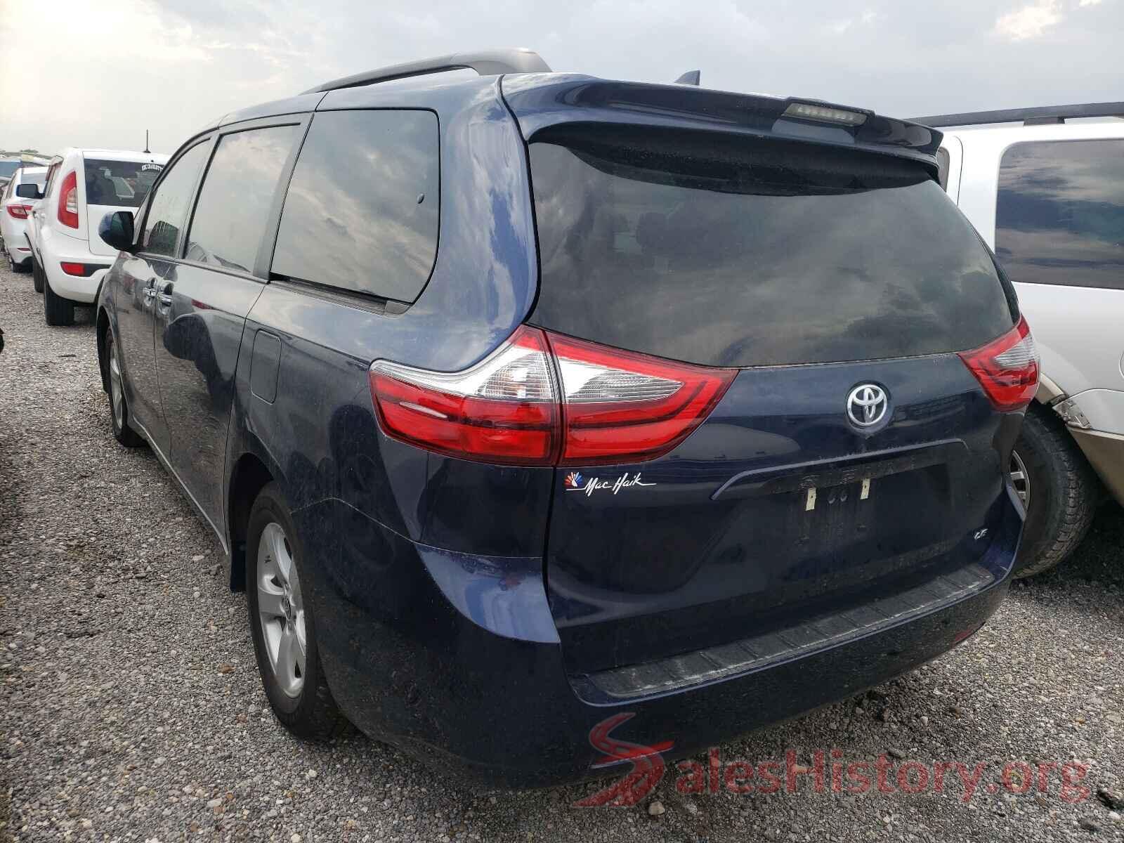 5TDKZ3DC2LS080973 2020 TOYOTA SIENNA