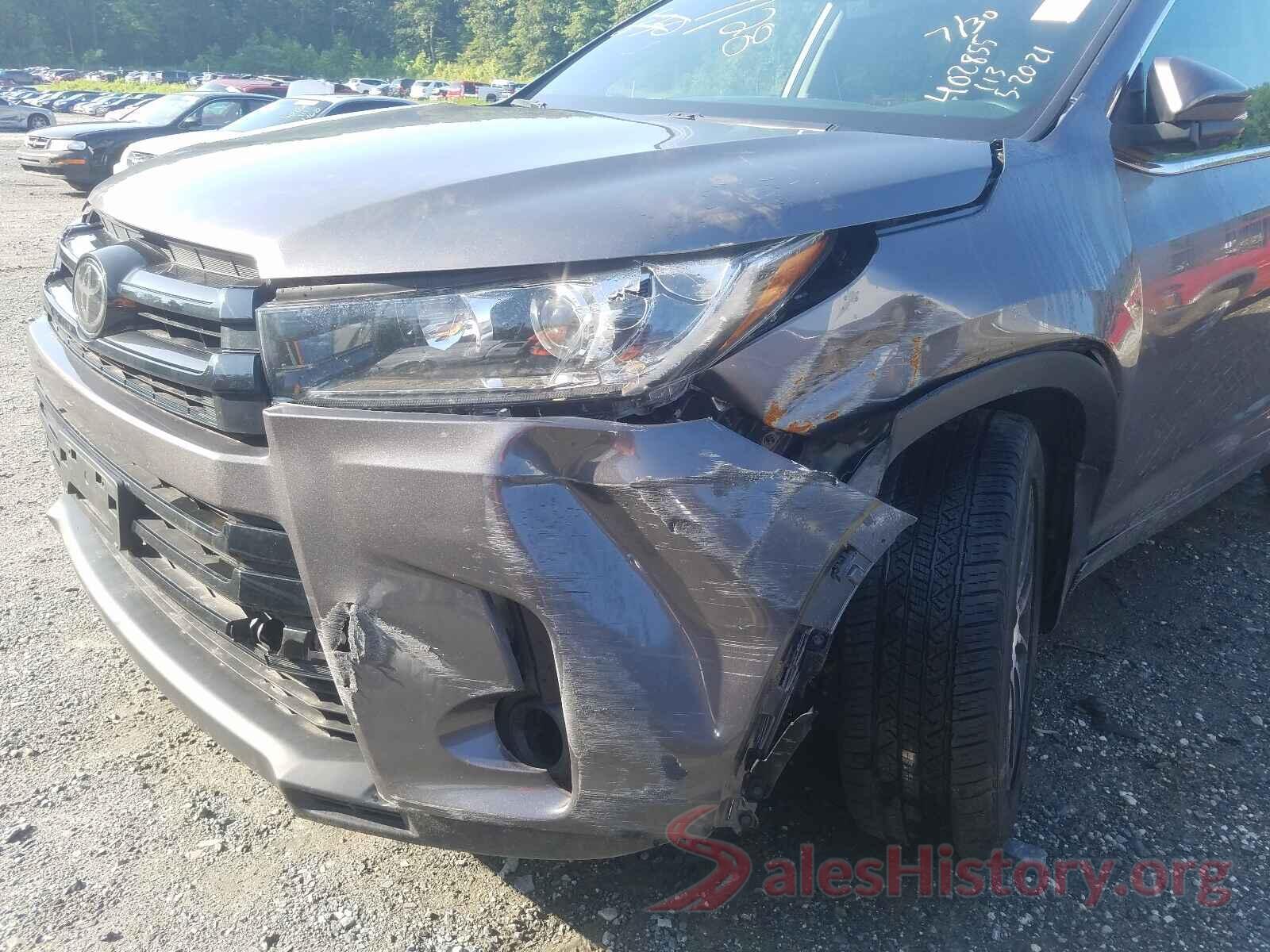 5TDJZRFH6JS800084 2018 TOYOTA HIGHLANDER