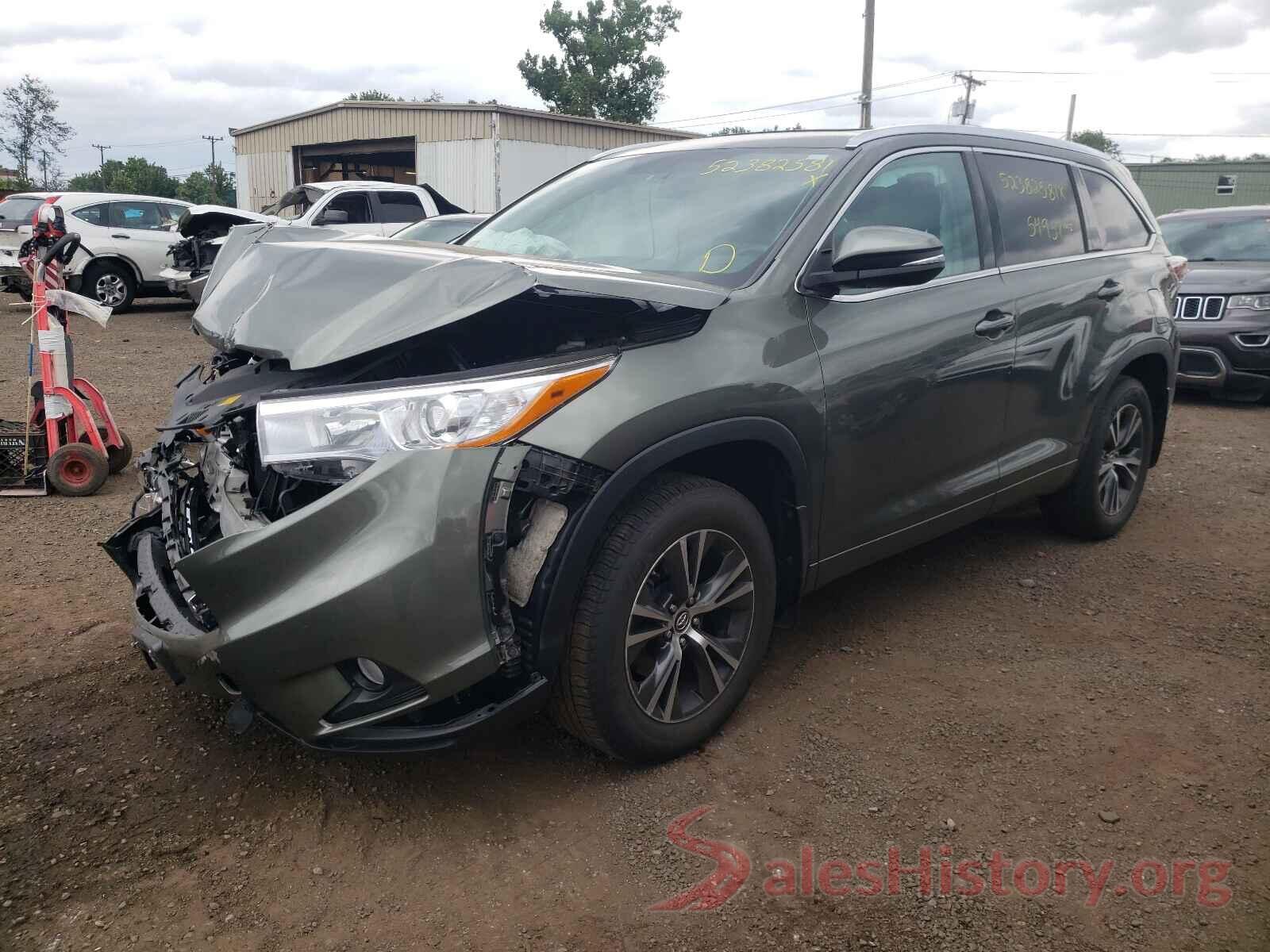 5TDJKRFH9GS342800 2016 TOYOTA HIGHLANDER