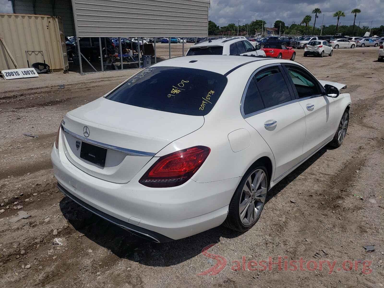 55SWF8DB8KU285438 2019 MERCEDES-BENZ C-CLASS