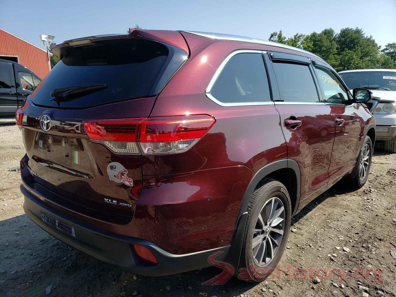 5TDJZRFH0JS840810 2018 TOYOTA HIGHLANDER