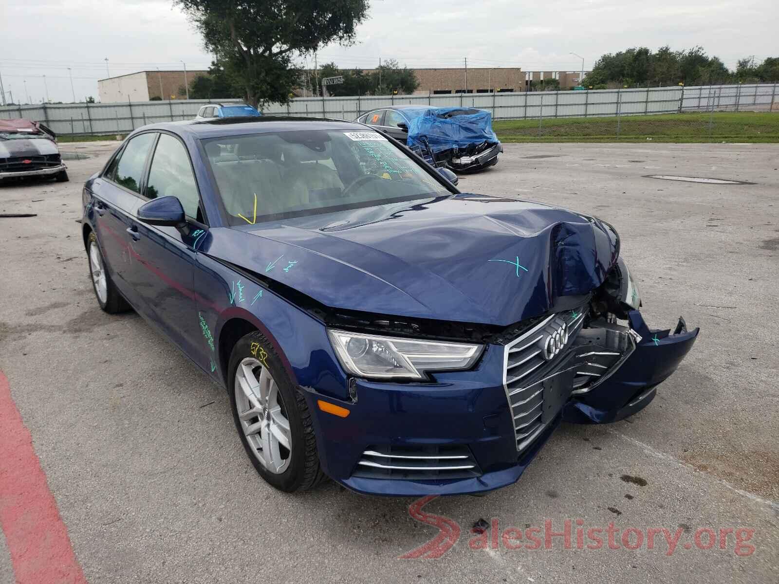 WAUGNAF49HN056742 2017 AUDI A4