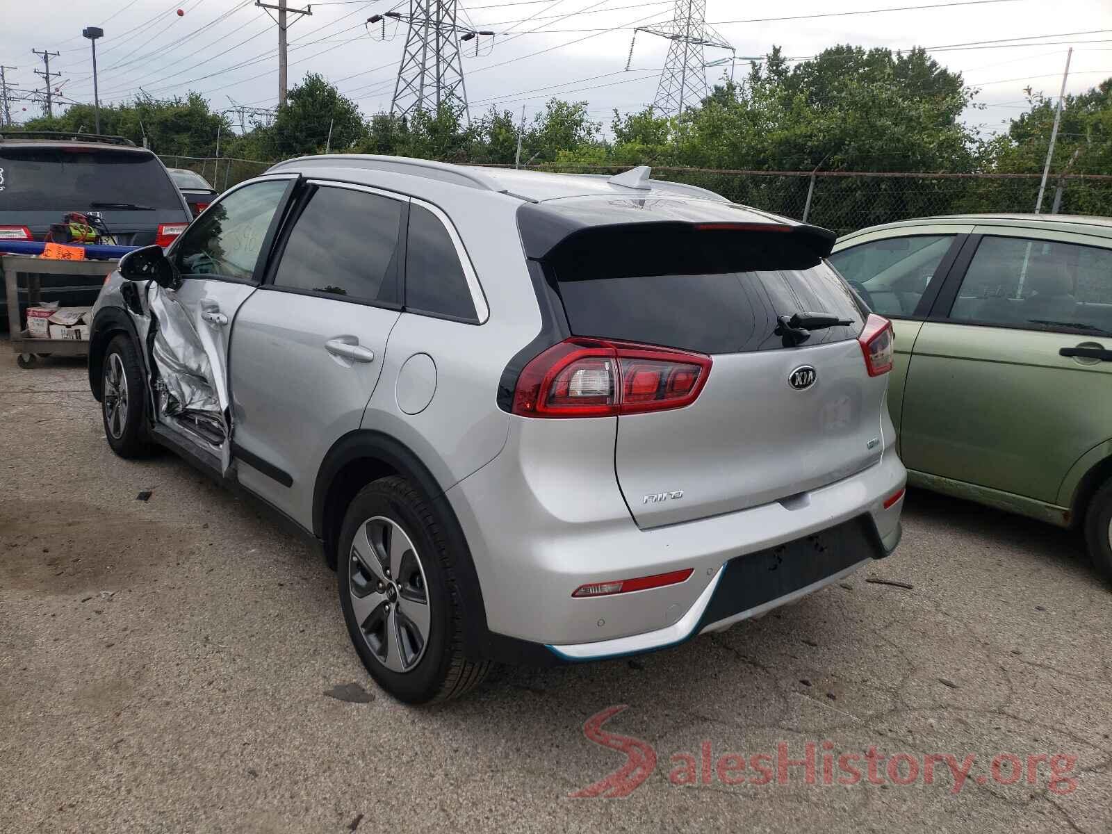 KNDCC3LD2K5328546 2019 KIA NIRO