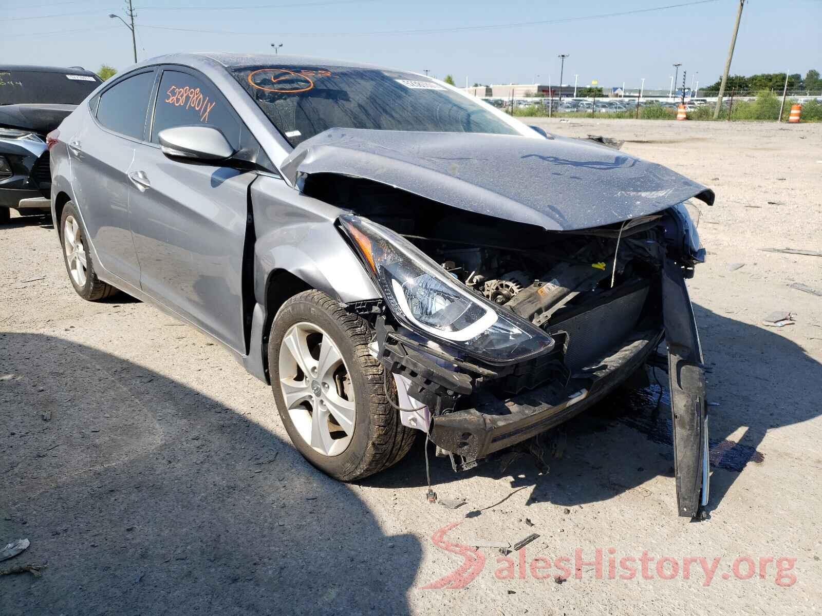 5NPDH4AE4GH689159 2016 HYUNDAI ELANTRA