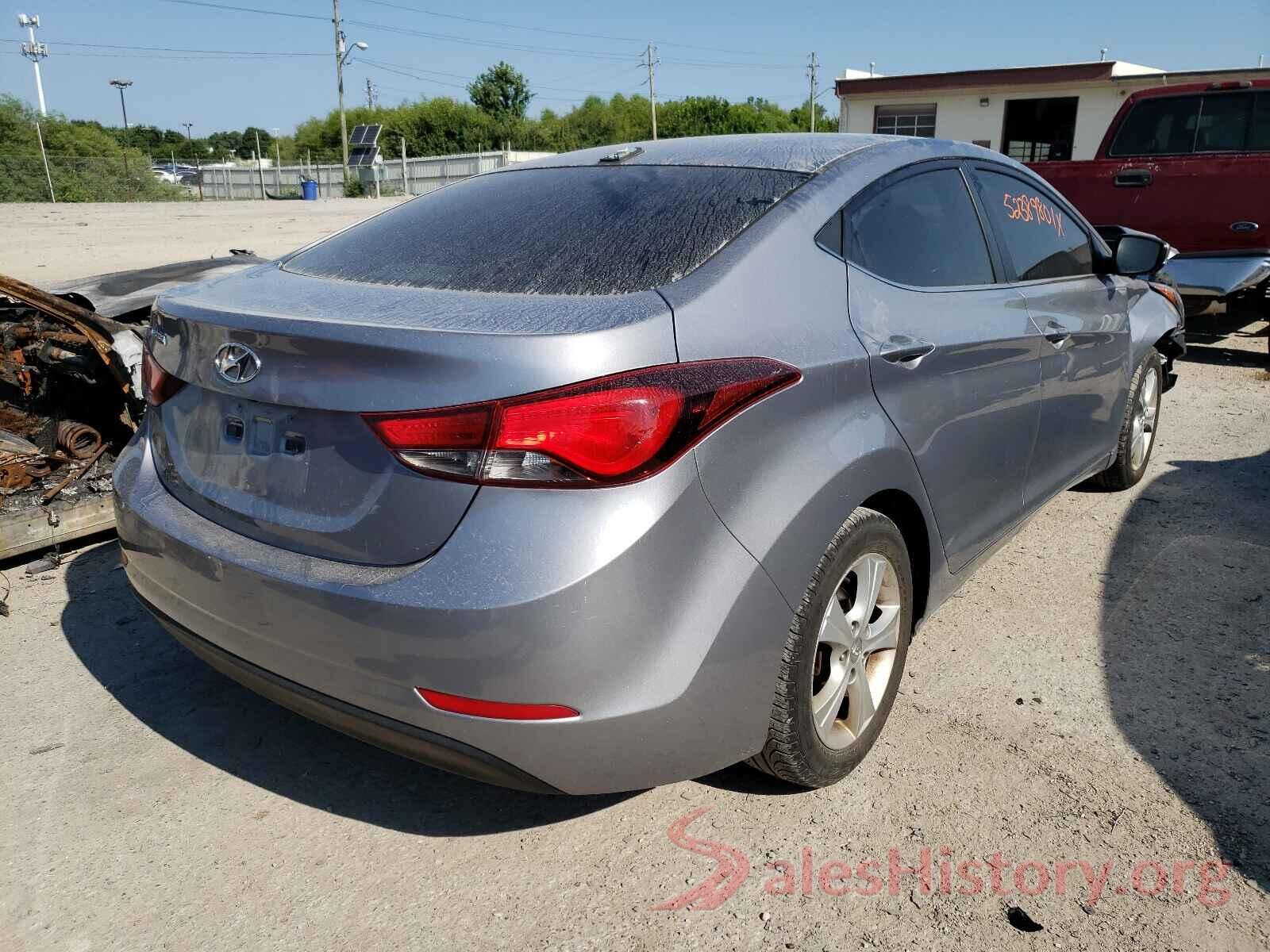 5NPDH4AE4GH689159 2016 HYUNDAI ELANTRA