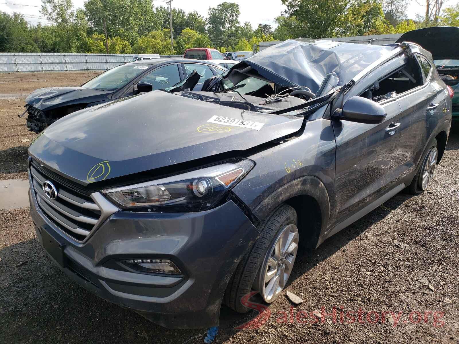 KM8J3CA44HU355235 2017 HYUNDAI TUCSON