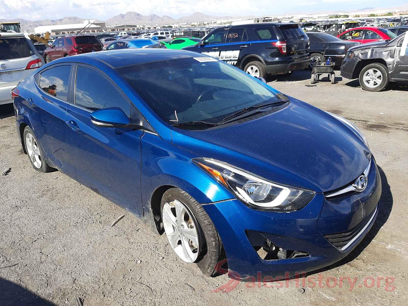 KMHDH4AE9GU567009 2016 HYUNDAI ELANTRA